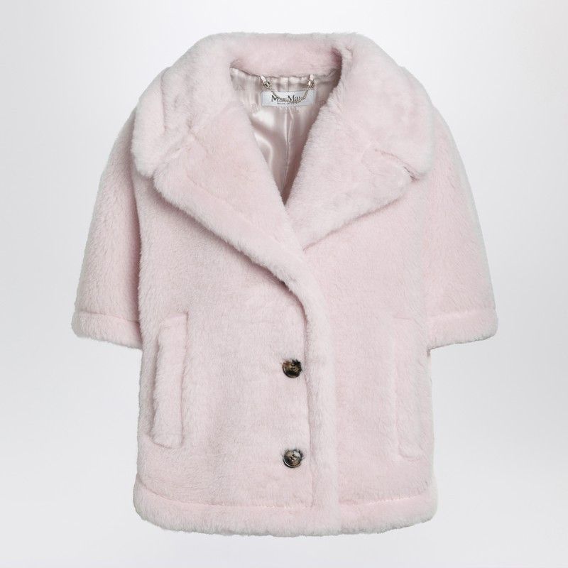 Max Mara Max Mara Dusty Beige Boxy Teddy Cape Size M / US 6-8 / IT 42-44 - 1 Thumbnail