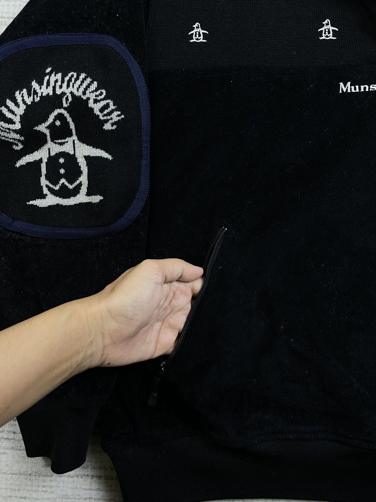 Japanese Brand × Vintage Vintage 90s Munsingwear Embroidery Logo Halfzipper Jacket Size US M / EU 48-50 / 2 - 5 Thumbnail