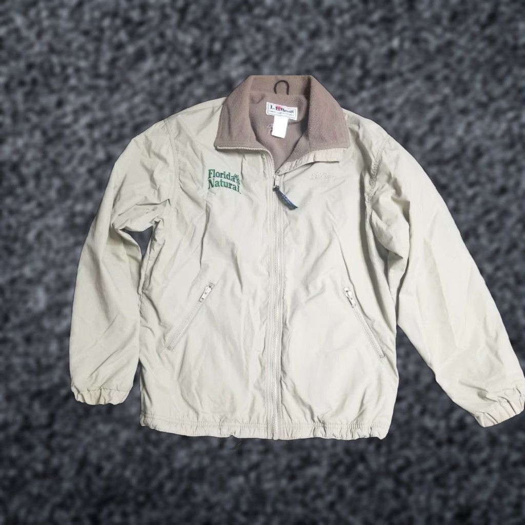 Vintage VINTAGE LL Bean Florida's Natural Three Season Jacket Mens L Beige Fleece Lined Size US L / EU 52-54 / 3 - 1 Thumbnail