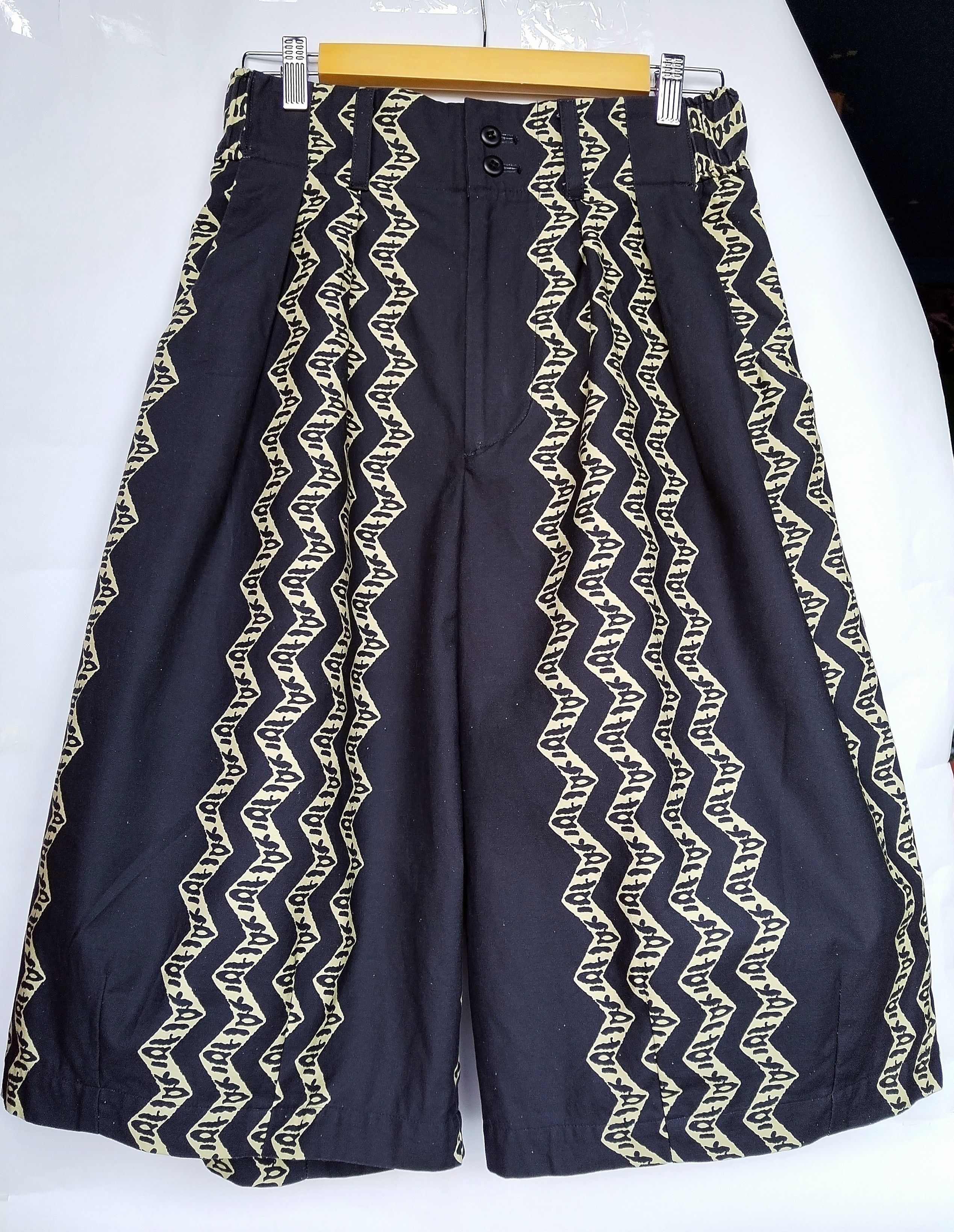 Nicholas Daley Calypso zig-zag weave long shorts Size US 28 / EU 44 - 1 Thumbnail