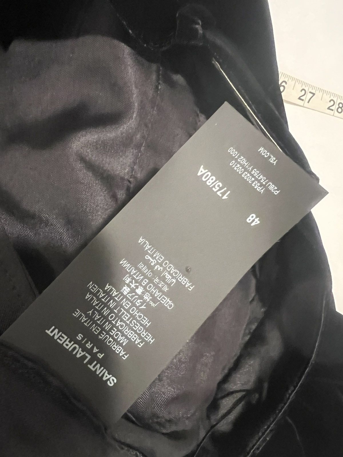 Saint Laurent Paris Saint Laurent wide leg velvet pants. 48/32. $2890 Size US 32 / EU 48 - 7 Thumbnail