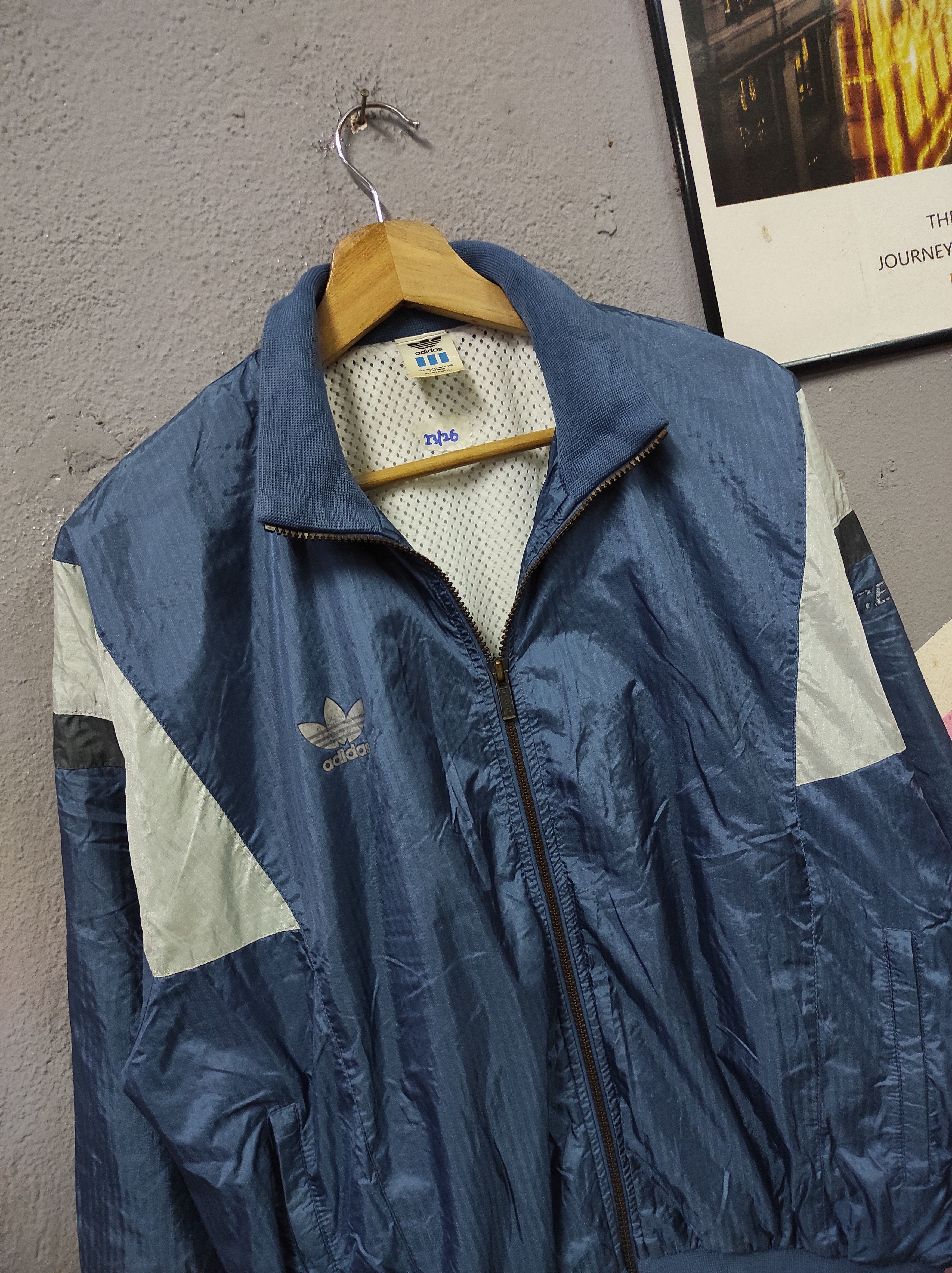 Adidas × Descente × Vintage ADIDAS TREFOIL DESCENTE VTG 90'S BOMBER JACKET SWEATER Size US L / EU 52-54 / 3 - 2 Thumbnail