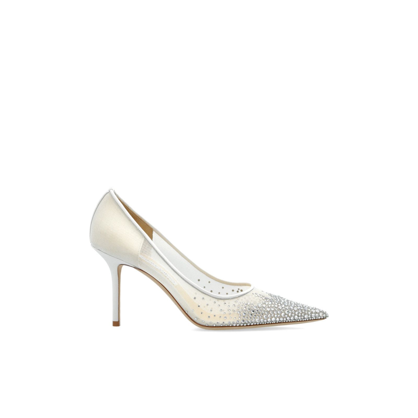JIMMY CHOO 'Love' White Heeled Shoes New & Authentic (Women'