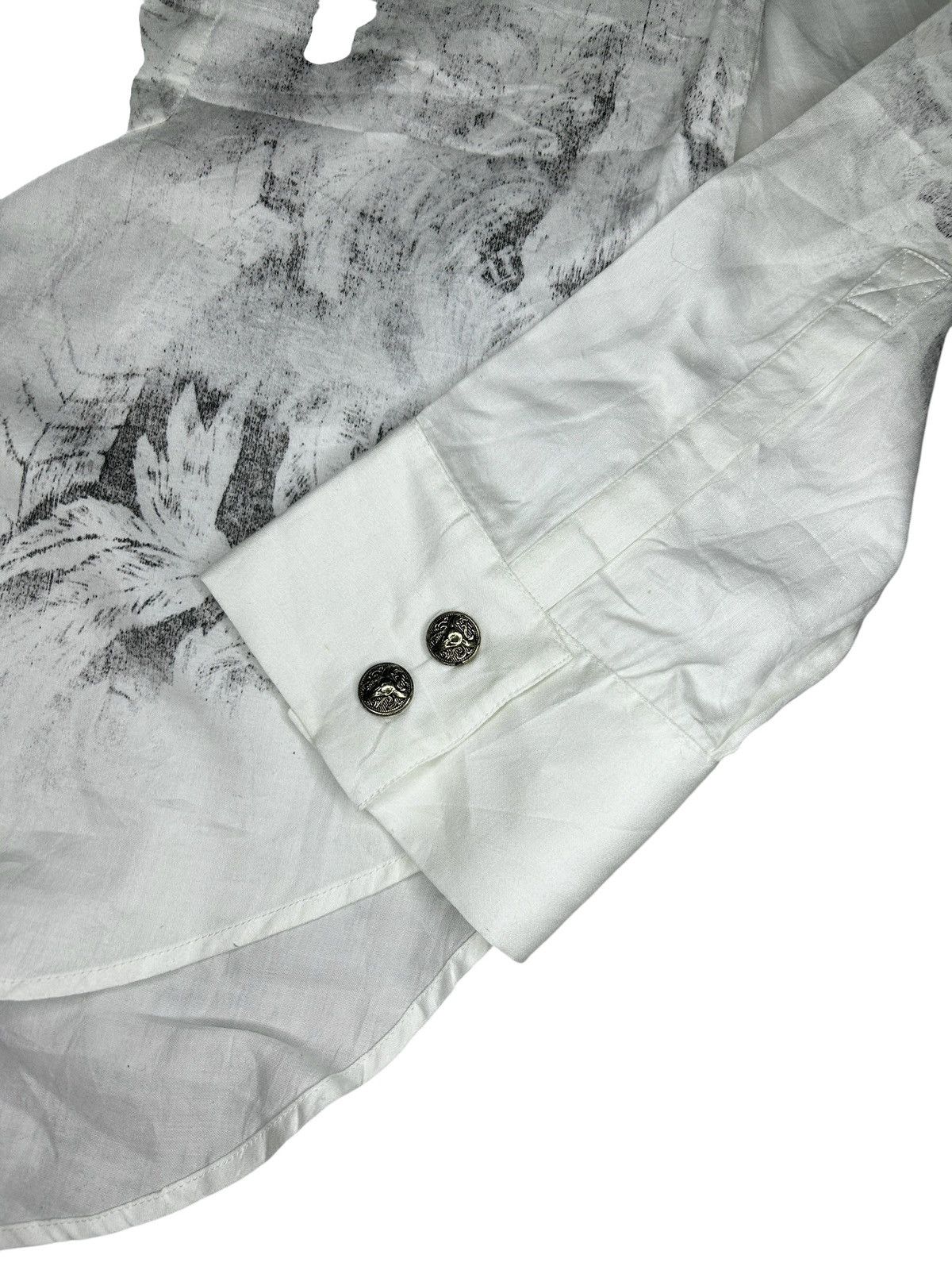 Balmain S/S 12 Printed Shirt Size XS / US 0-2 / IT 36-38 - 5 Thumbnail