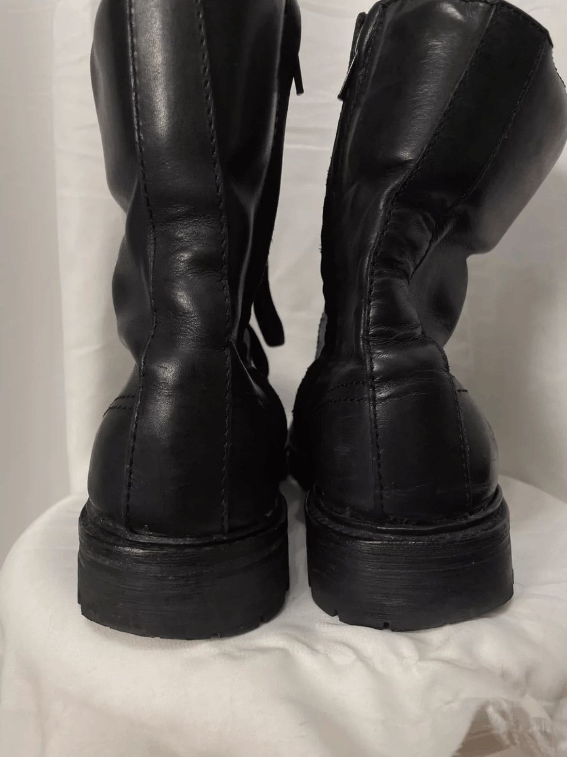Yohji Yamamoto Sz 3 Yohji Yamamoto Pour Homme Leather Combat Boots Size US 8 / EU 41 - 5 Thumbnail