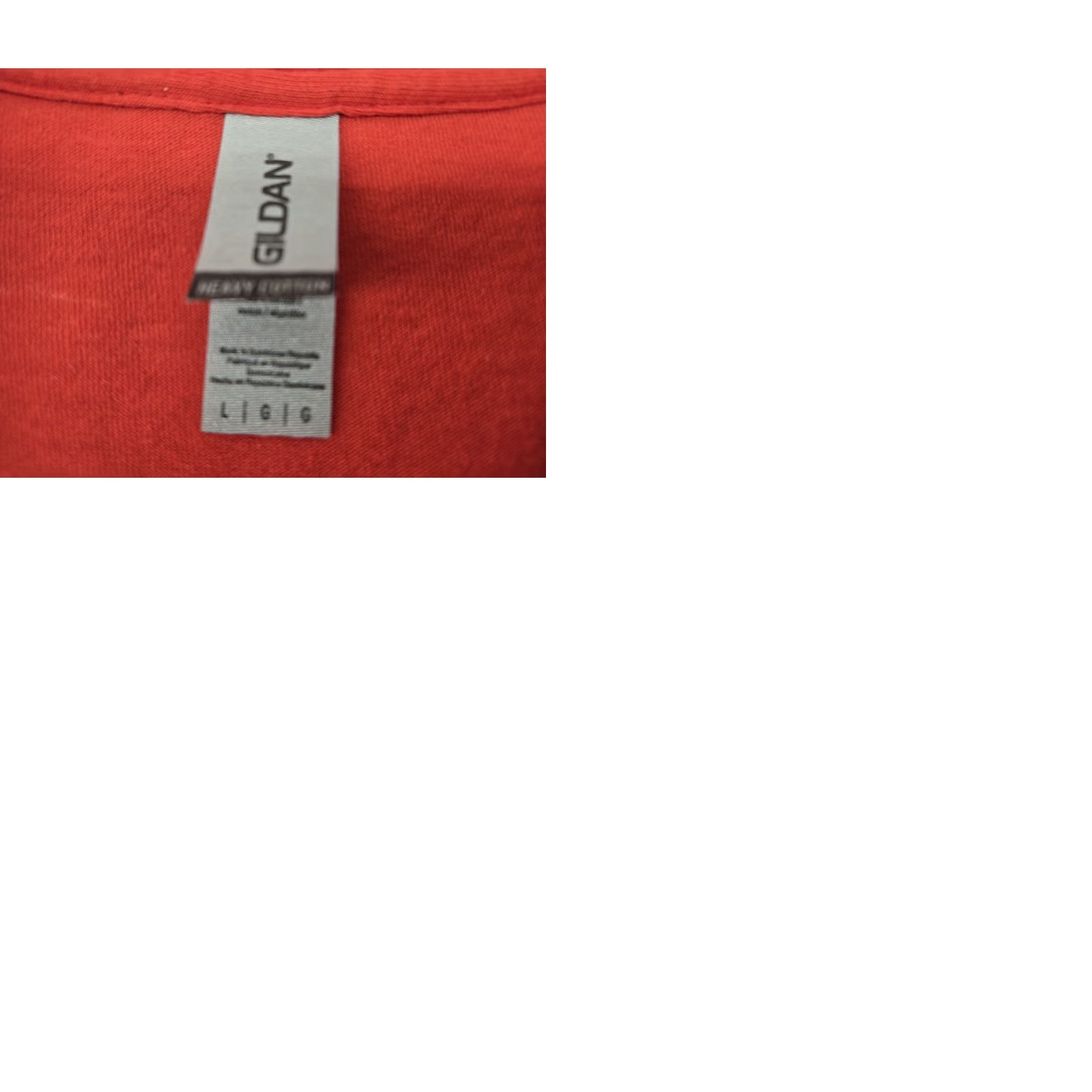 Gildan VINTAGE WCDonalds Shirt Mens LARGE Red Anime Crew Member Japanese Graphic Tee Size US L / EU 52-54 / 3 - 9 Thumbnail