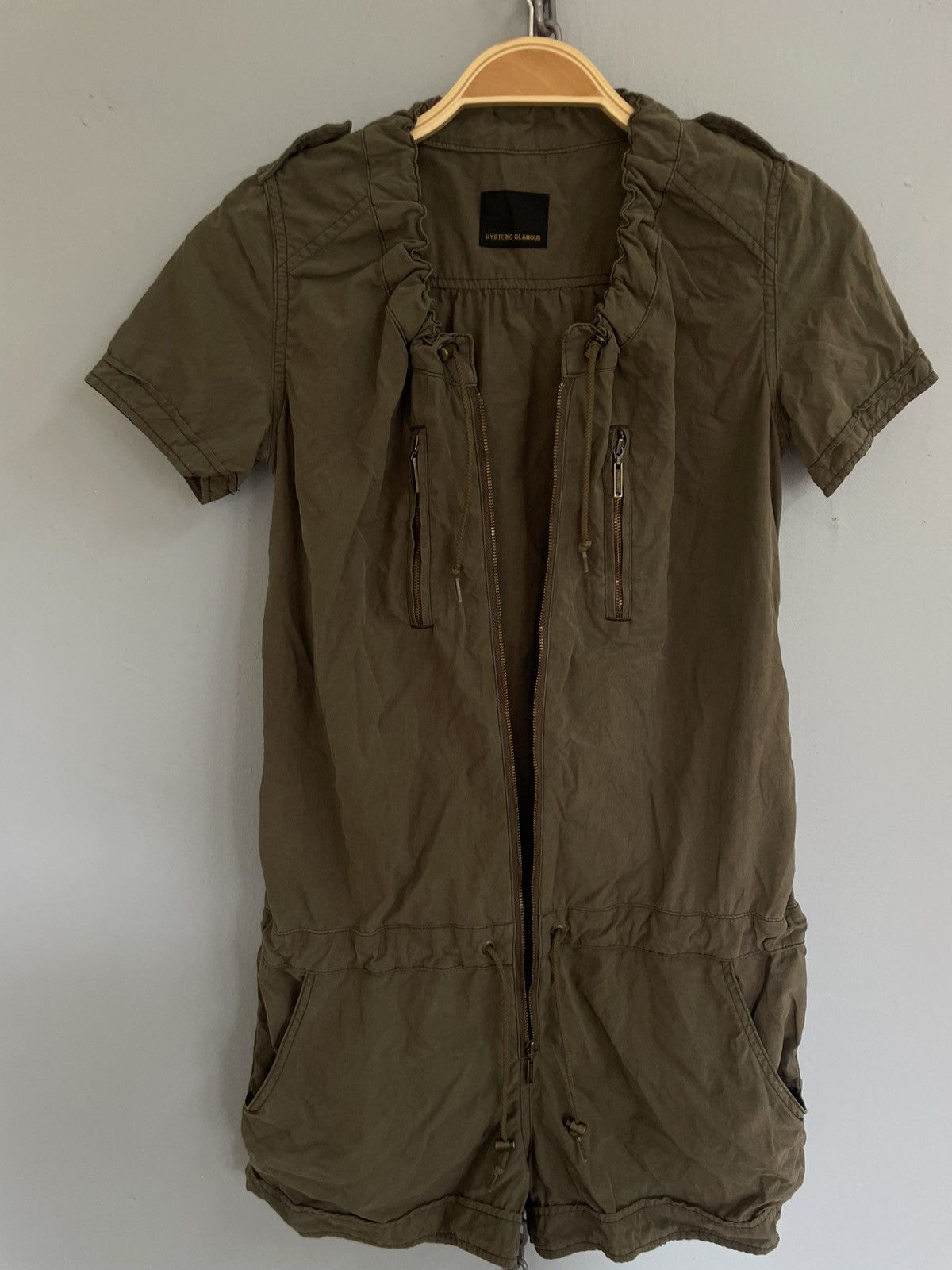 Hysteric Glamour Hysteric Glamour jumpsuit shorts pant and sleeve zip up Size S / US 4 / IT 40 - 3 Thumbnail