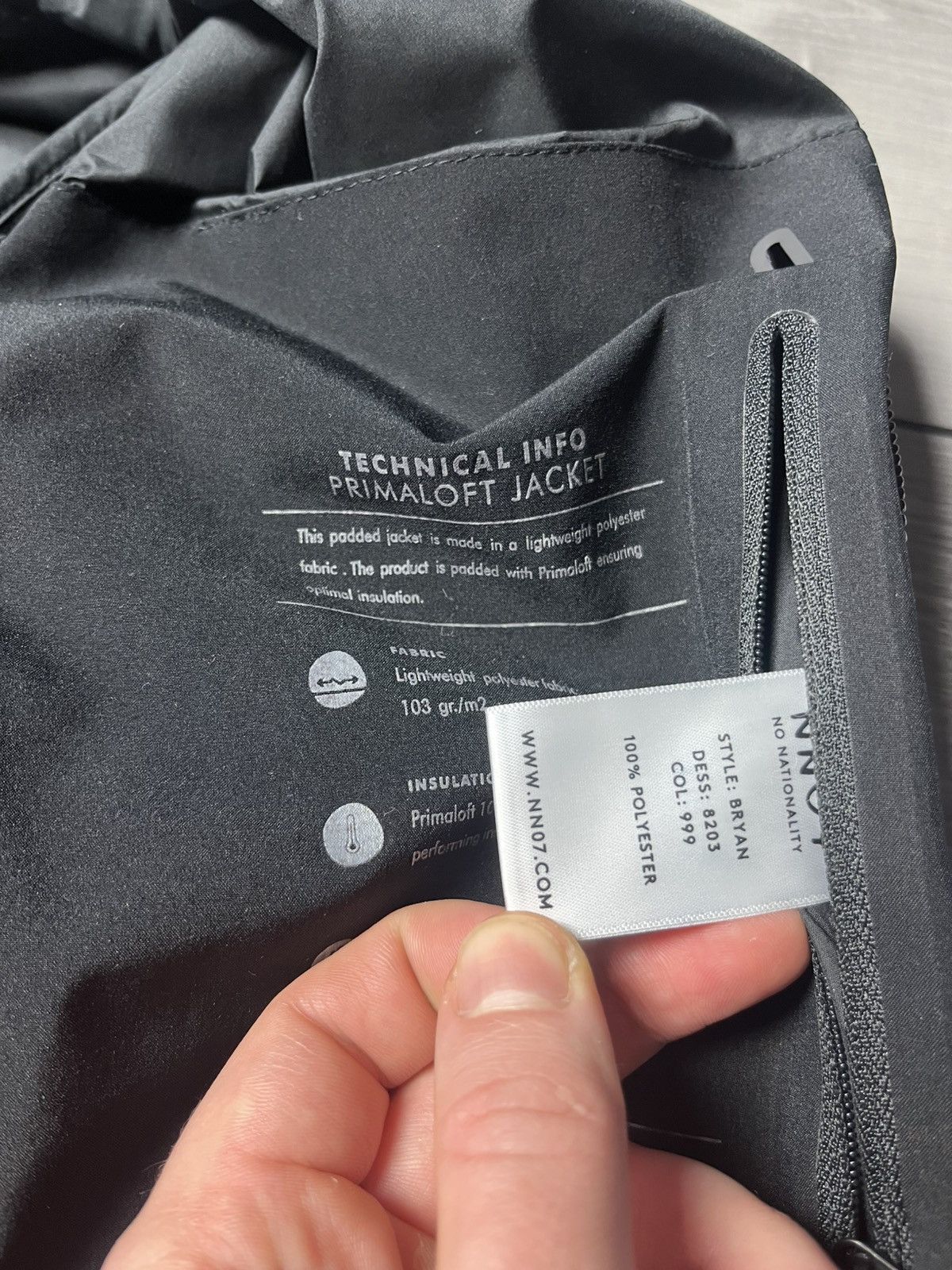 NN07 NN07 - Bryan Slim-Fit Quilted Shell Primaloft Jacket Size M Size US M / EU 48-50 / 2 - 5 Thumbnail