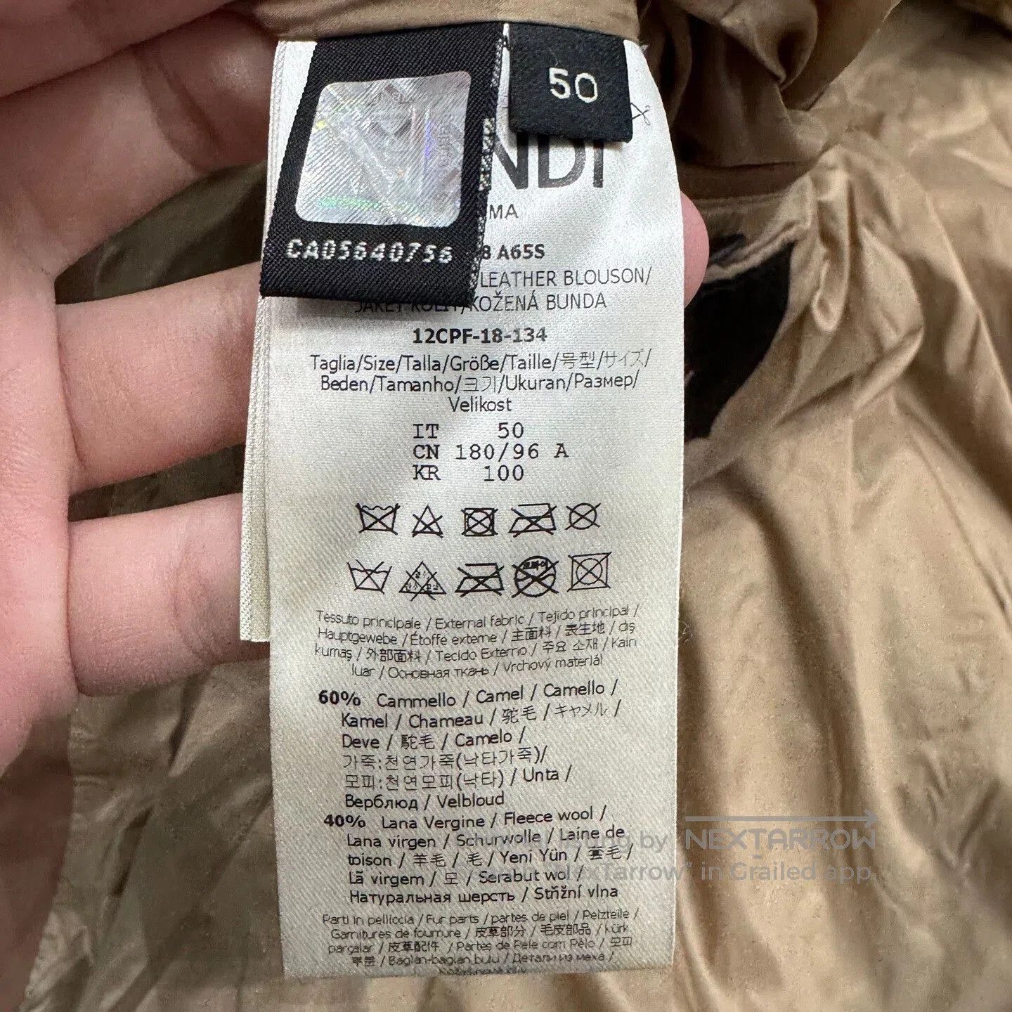 Fendi Fendi Teddy Coat in Camel Color. Size US L / EU 52-54 / 3 - 4 Thumbnail
