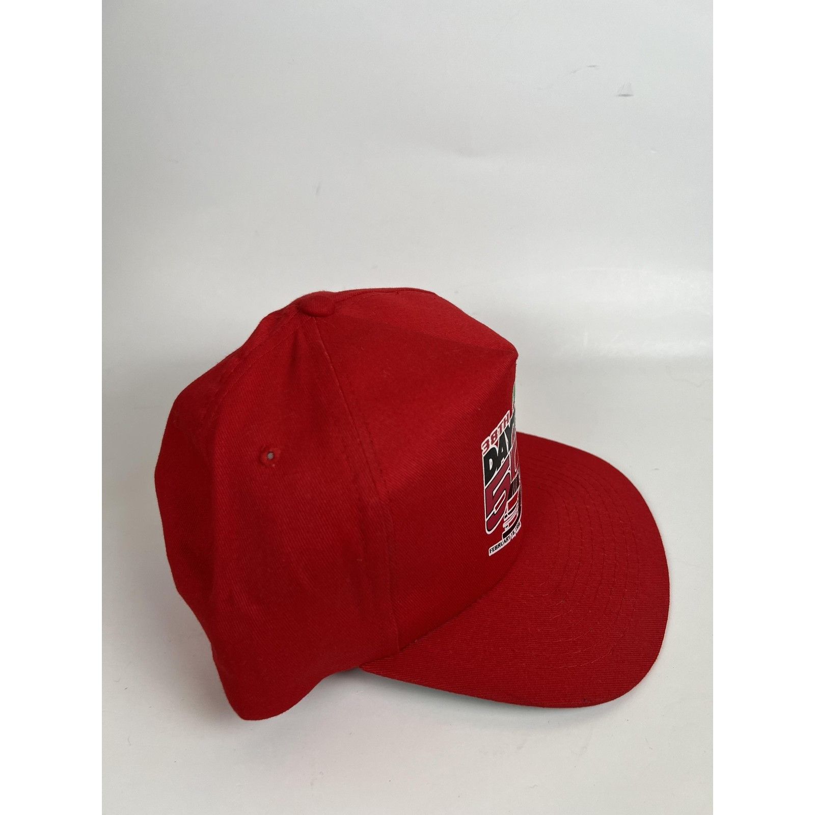Other Vintage Daytona 500 Hat Cap Snap Back Mens Red NASCAR Racing Size ONE SIZE - 5 Thumbnail