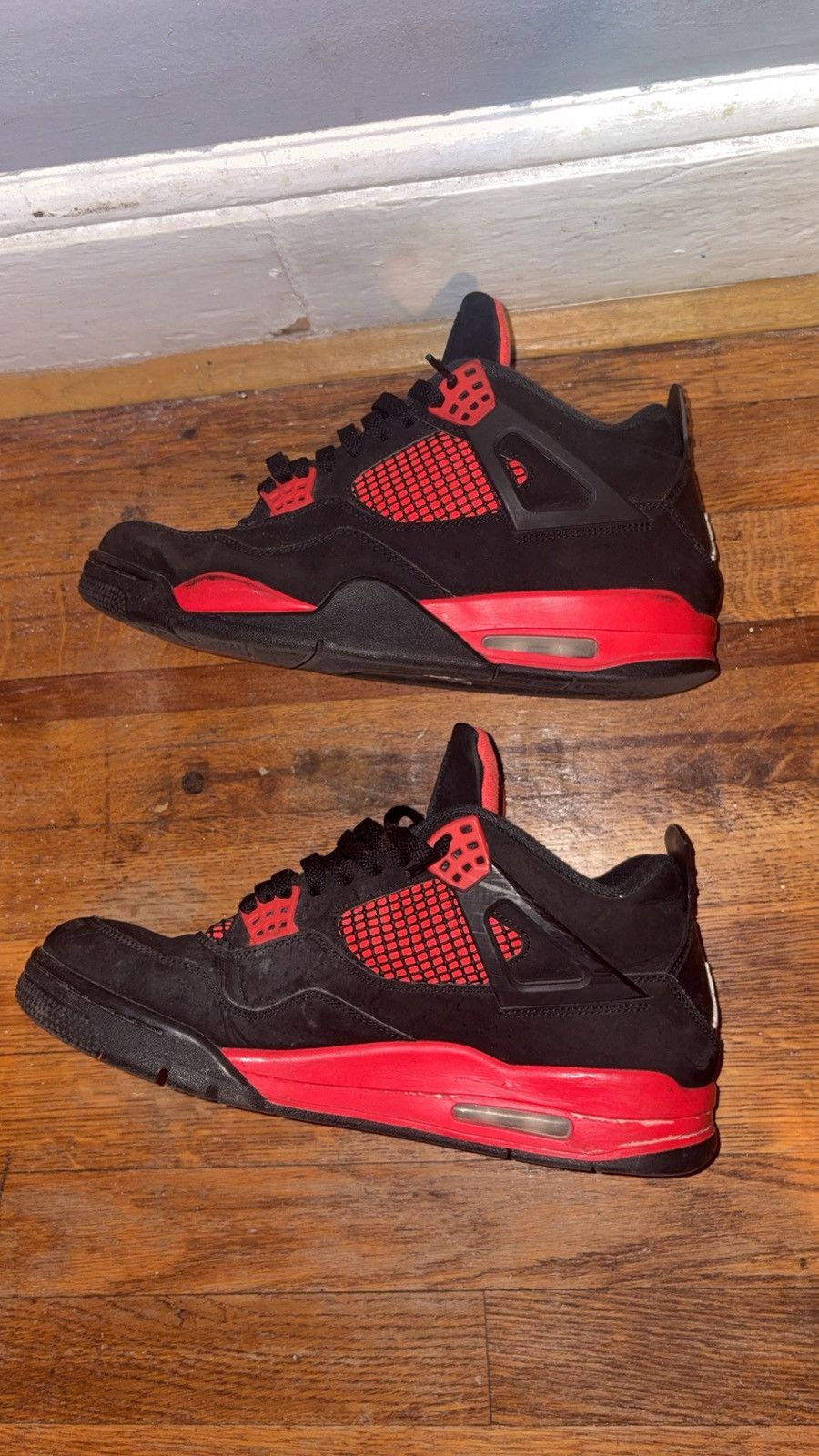 Jordan Brand Jordan 4 Red Thunder Size US 11.5 / EU 44-45 - 4 Thumbnail