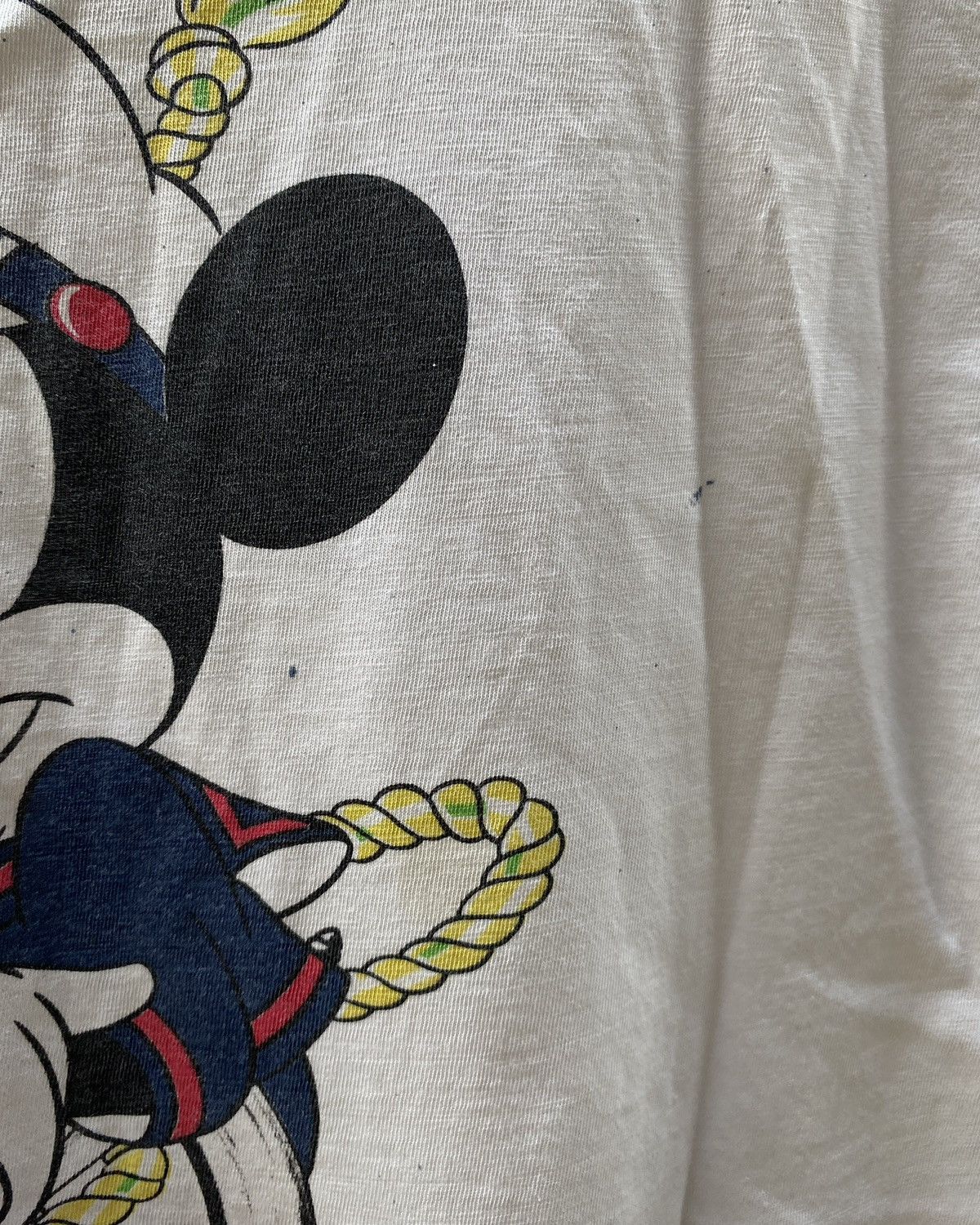 Disney Vintage 'Mickey Mouse' Ringer tee by Americanwear vkei Size US M / EU 48-50 / 2 - 6 Thumbnail