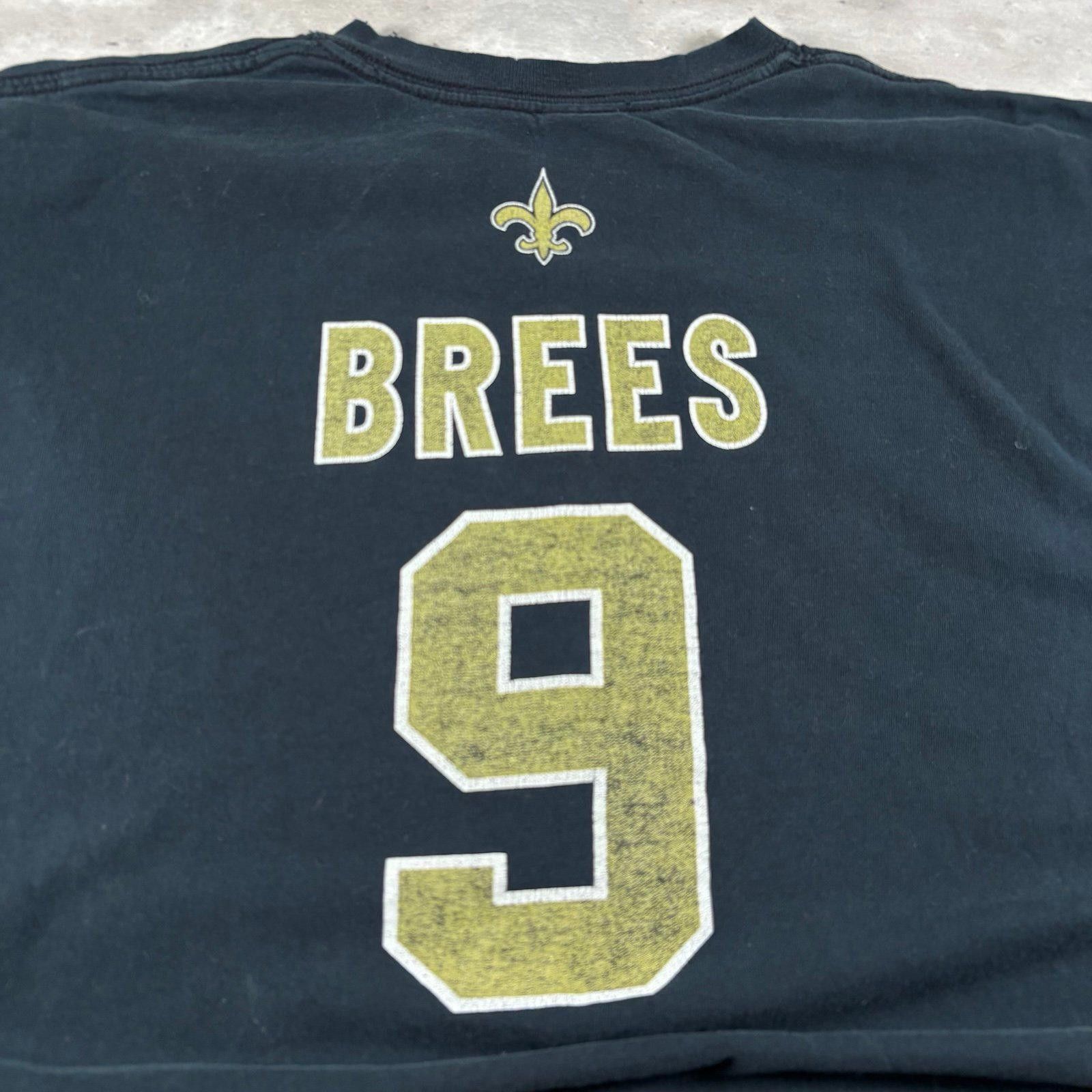 Reebok Vintage Saints Drew Brees T-shirt Size US XL / EU 56 / 4 - 4 Thumbnail