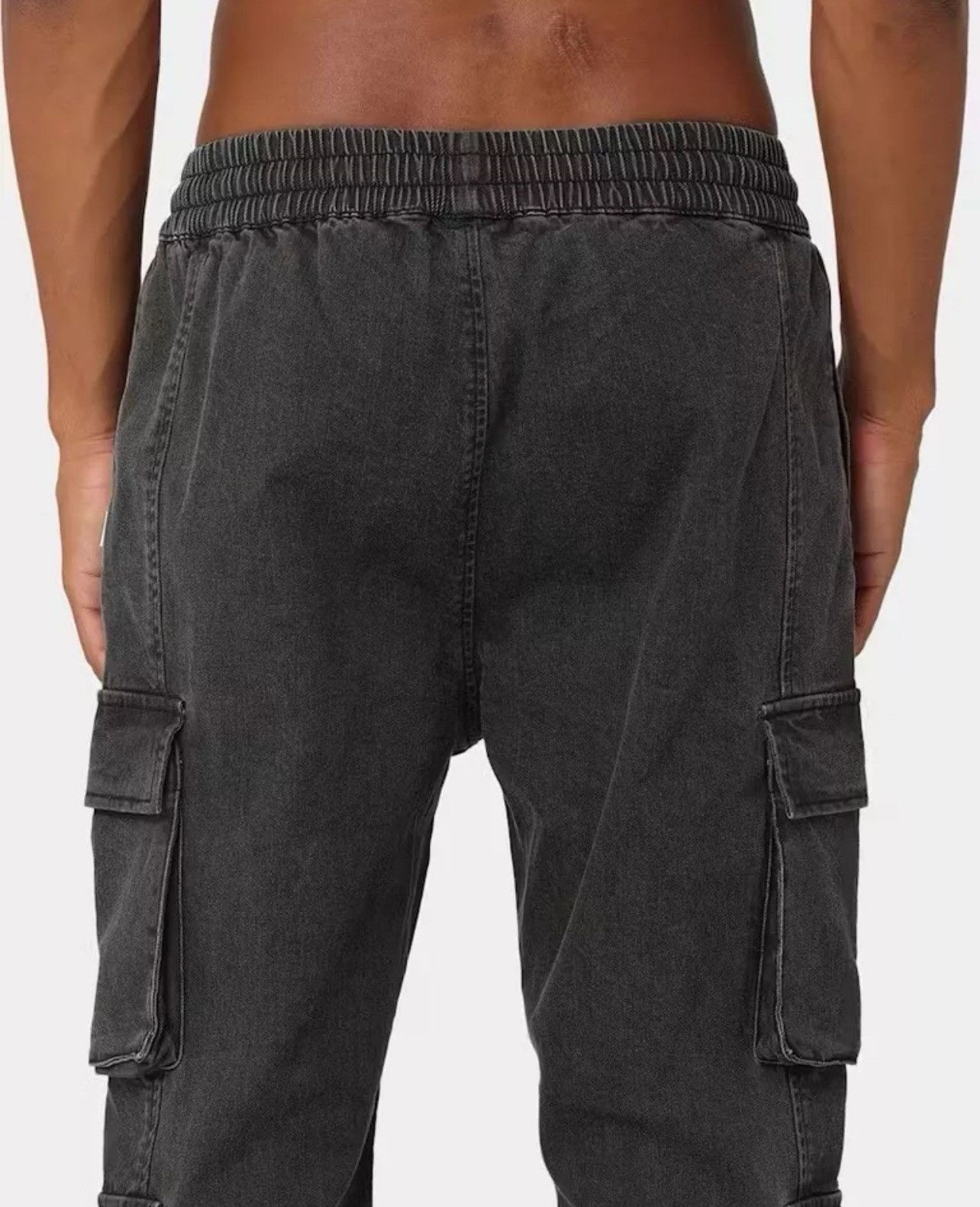 Carre Carre Double Denim Cargo Pants Size US 34 / EU 50 - 3 Thumbnail