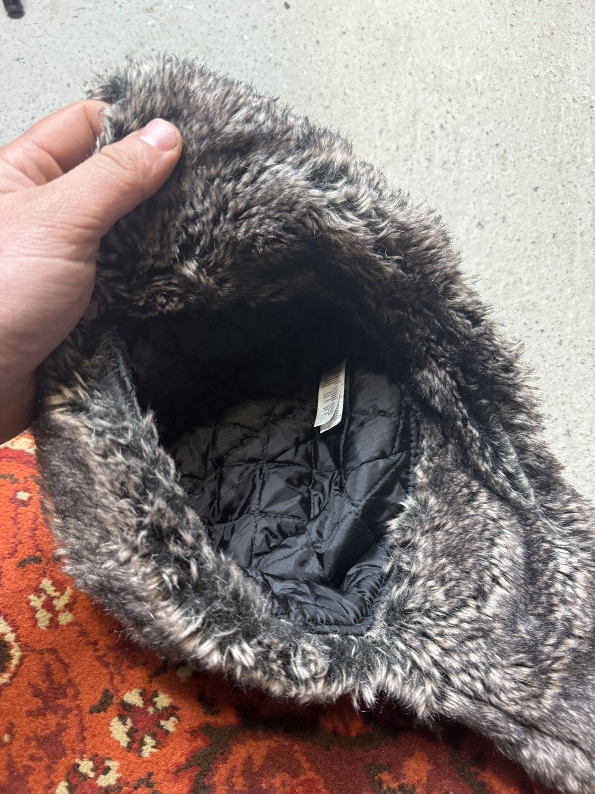 Hysteric Glamour × Vintage Vintage Y2K No Fear Opium Camo Fur Japanese Ushanka Hat Size ONE SIZE - 9 Thumbnail
