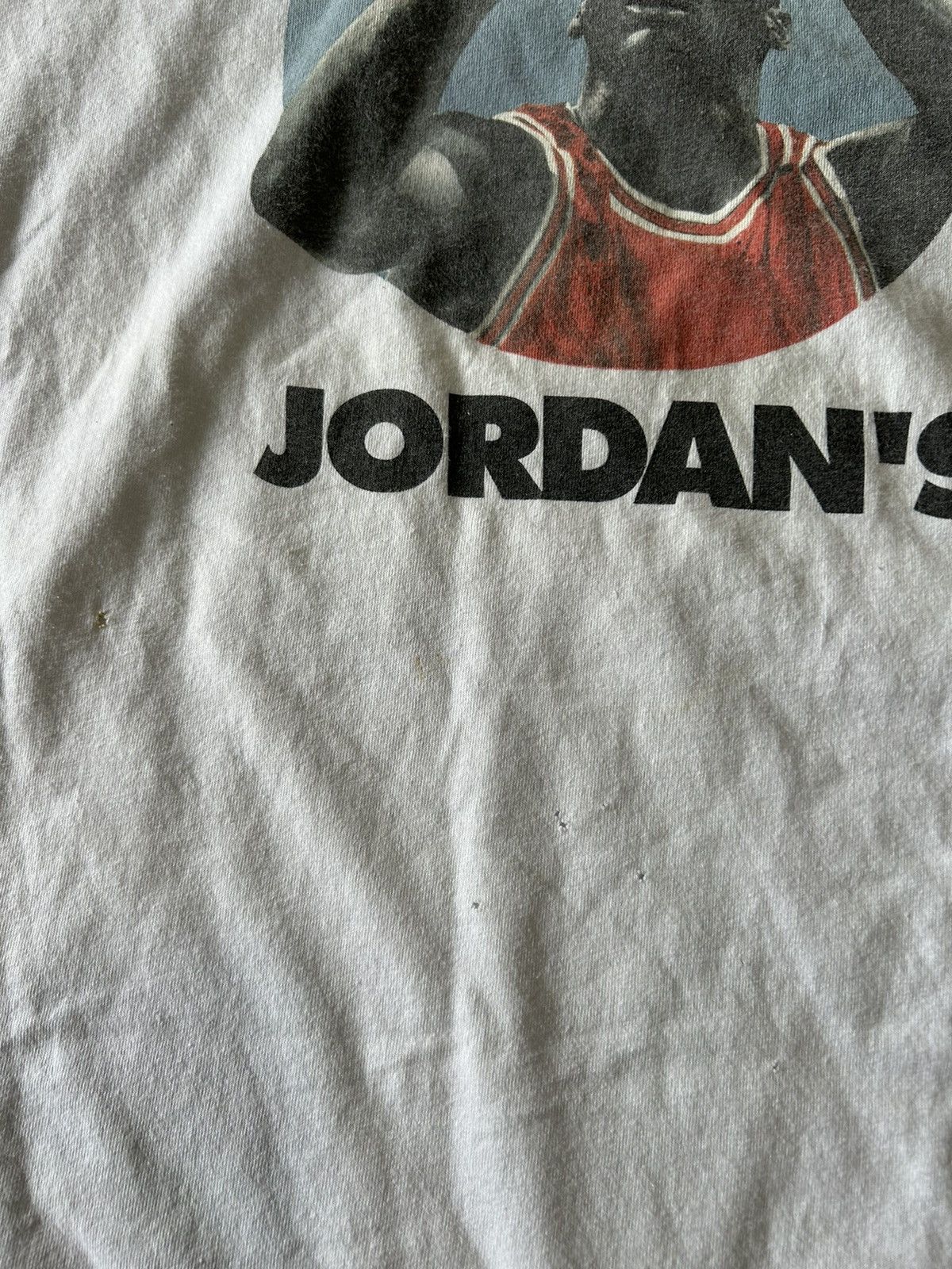 Nike VINTAGE NIKE MICHAL JORDAN JORDANS BACK DOUBLE SIDED TEE Size US XL / EU 56 / 4 - 3 Thumbnail