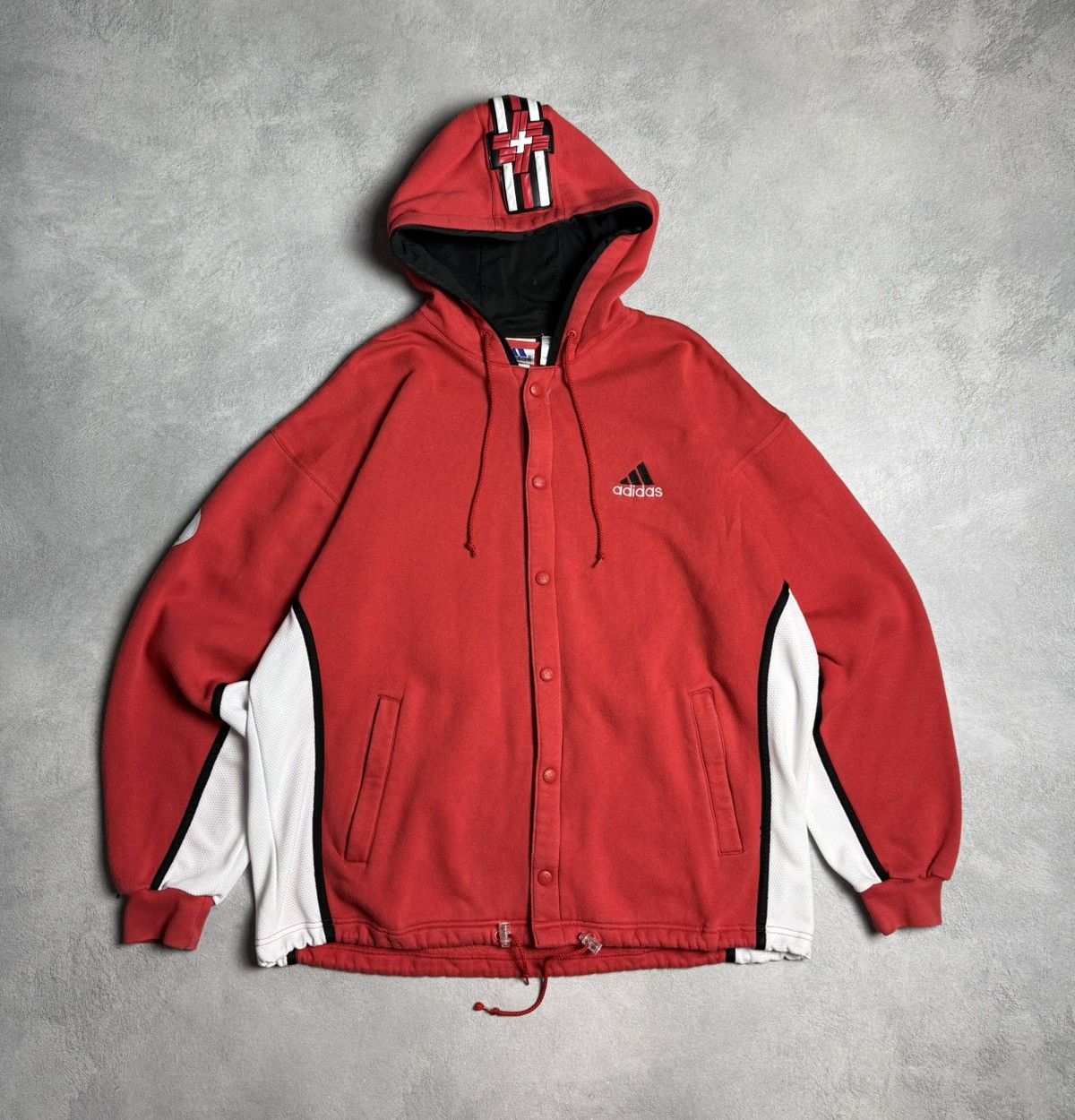 Switzerland Goteborg 1999 Olympic Button Jacket Adidas