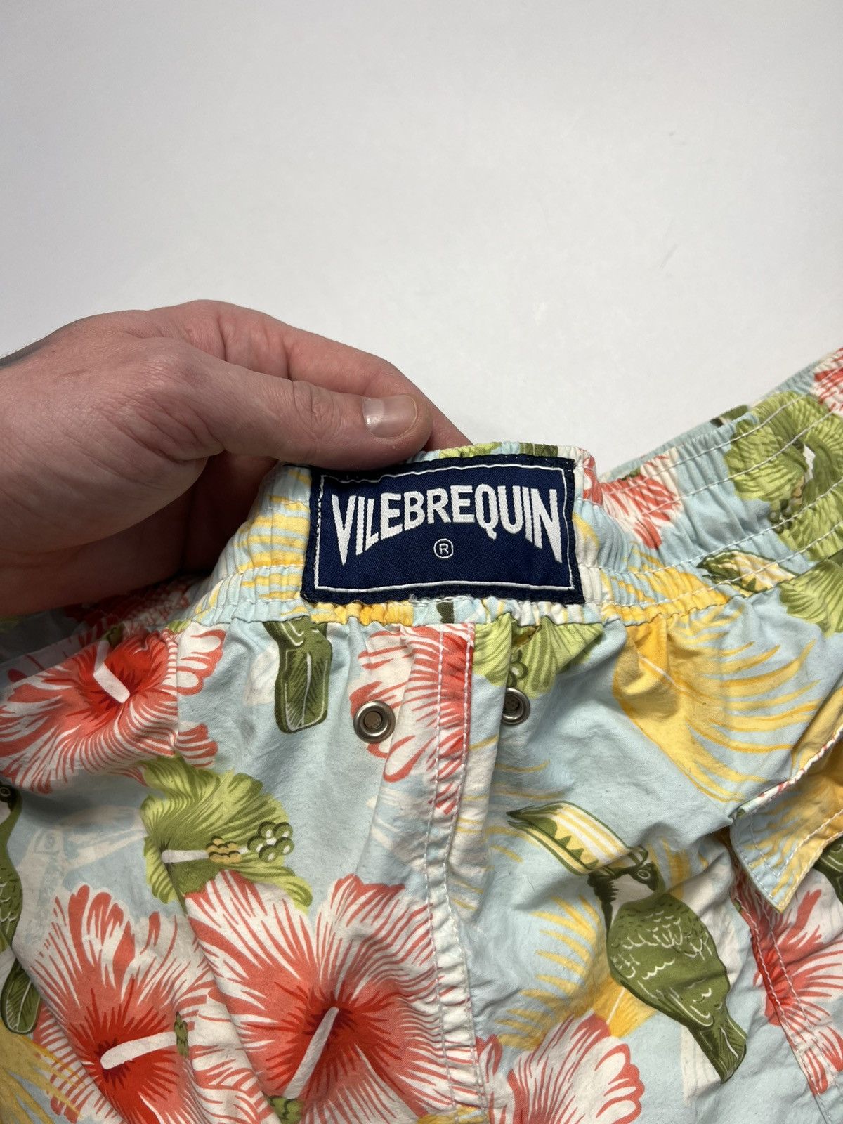 Vilebrequin Vintage Vilebrequin Flower Print Swim Hawaii Shorts Size US 34 / EU 50 - 13 Thumbnail