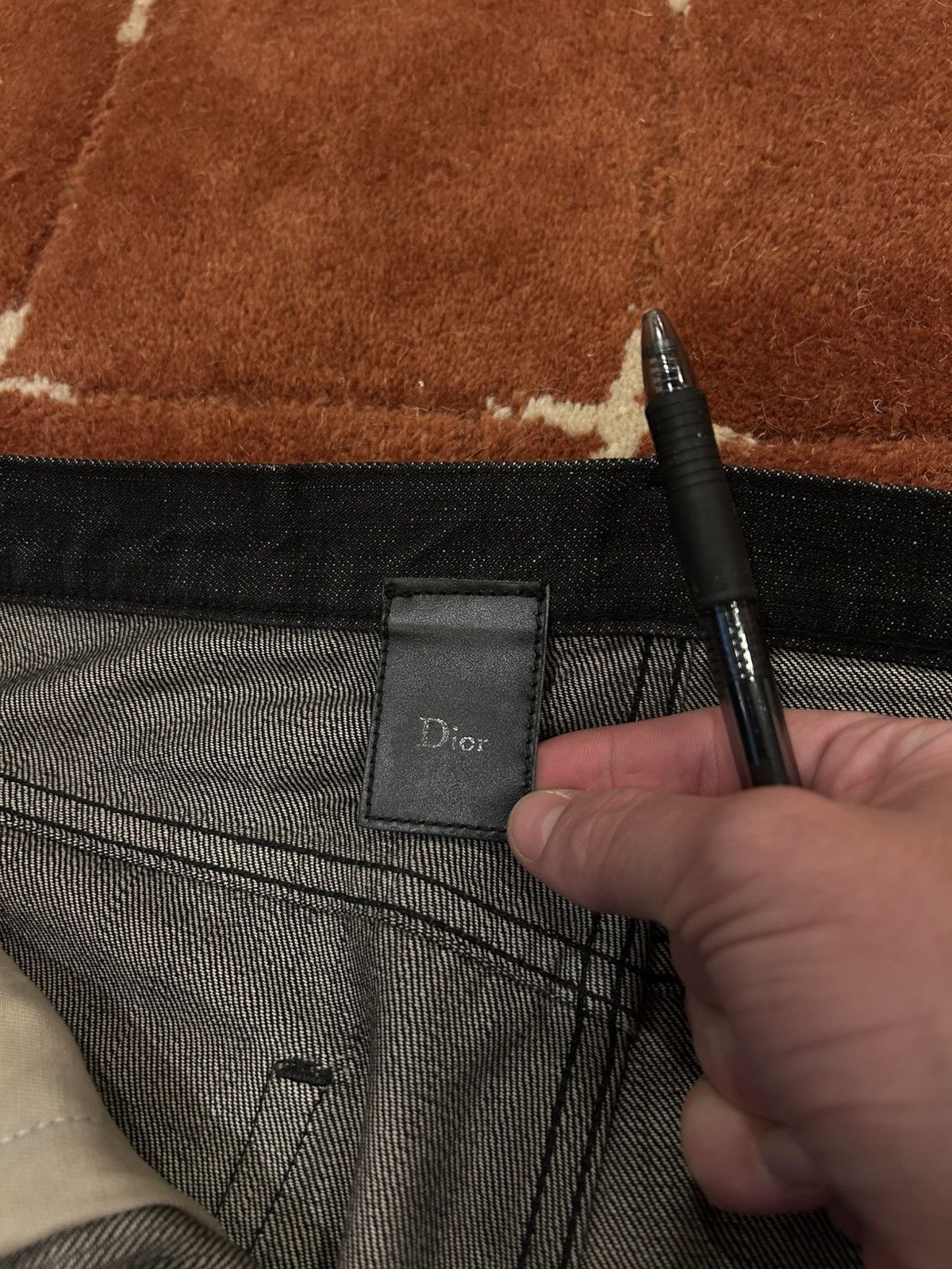 Dior Dior aw04 clawmark denim jeans Size US 31 - 12 Thumbnail