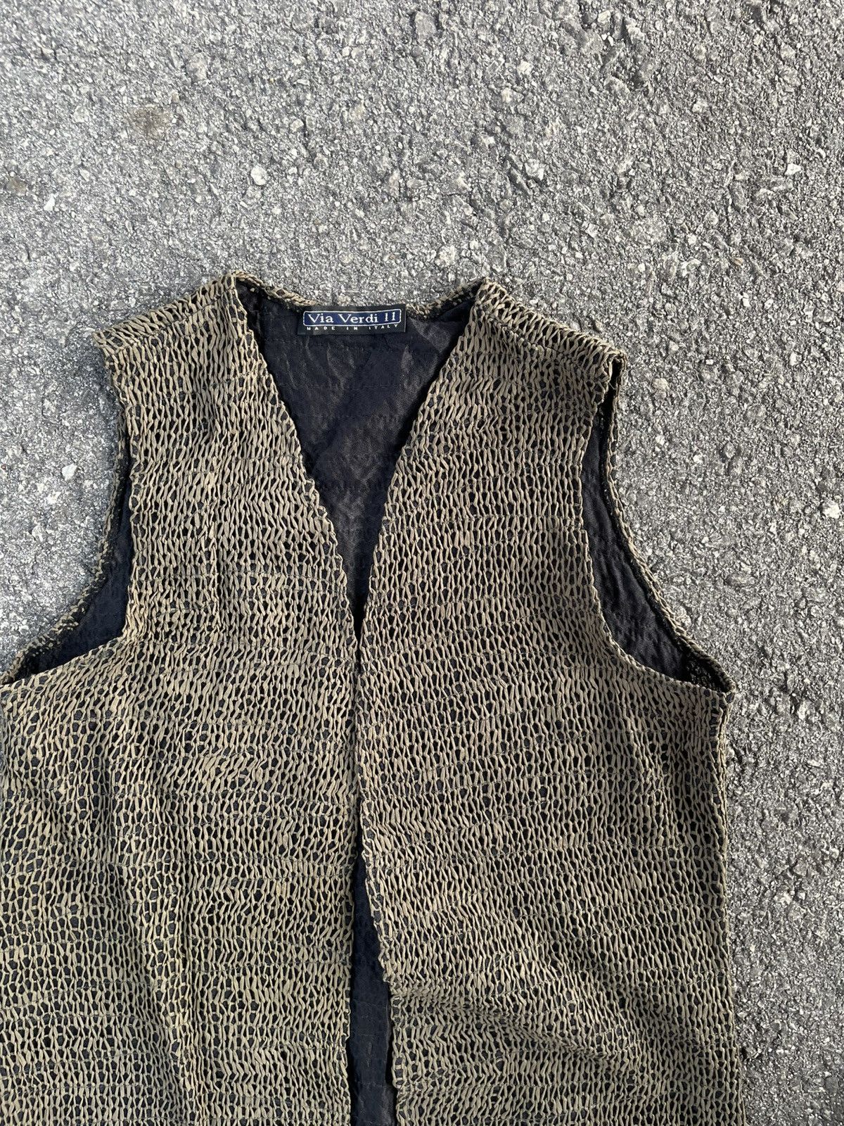 Seditionaries Via Verdi 11 | Mesh Maxi Vest Size M / US 6-8 / IT 42-44 - 2 Thumbnail