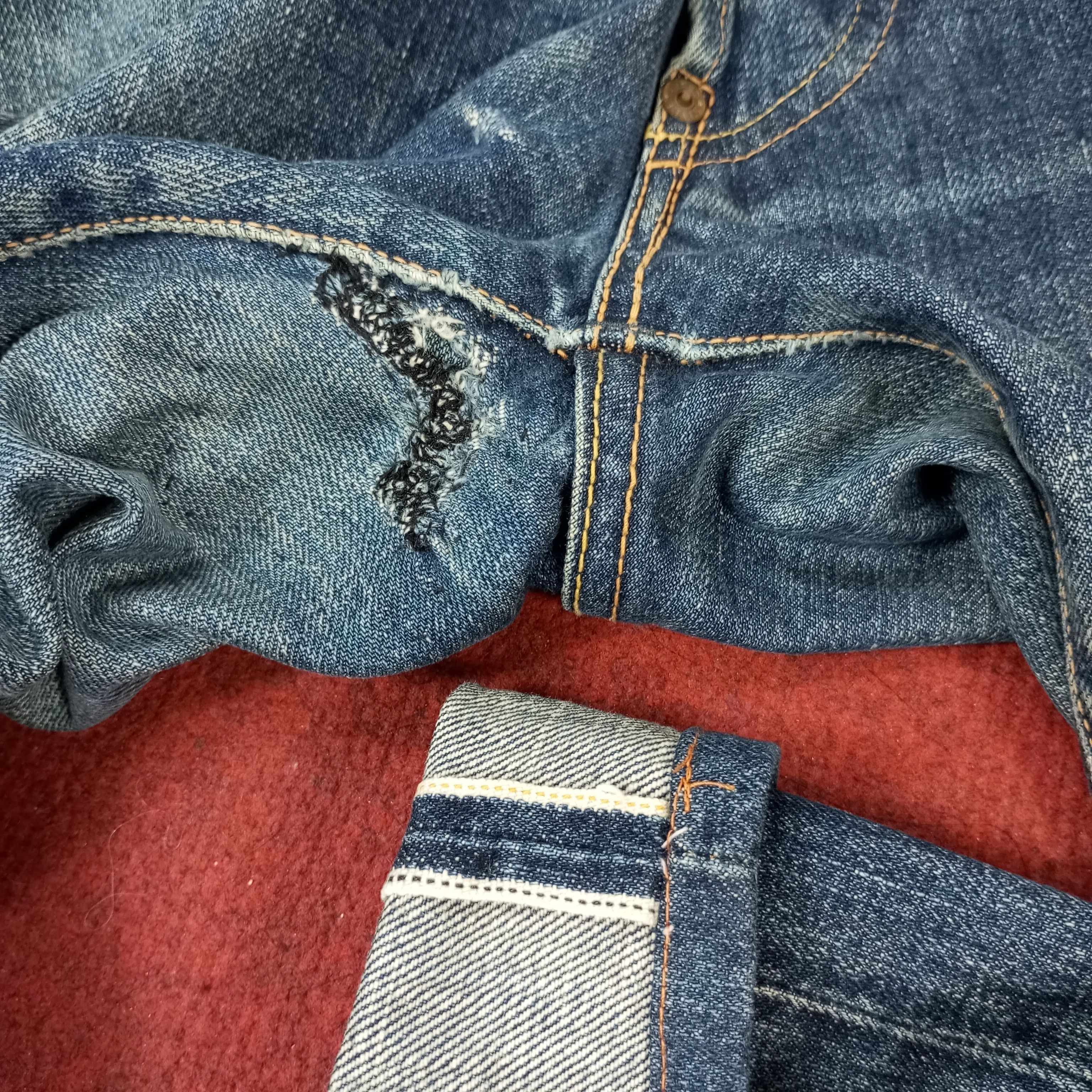 Evisu Evis Japanese Brand Fashion Style Custom Daicock Jeans Size US 28 / EU 44 - 15 Thumbnail