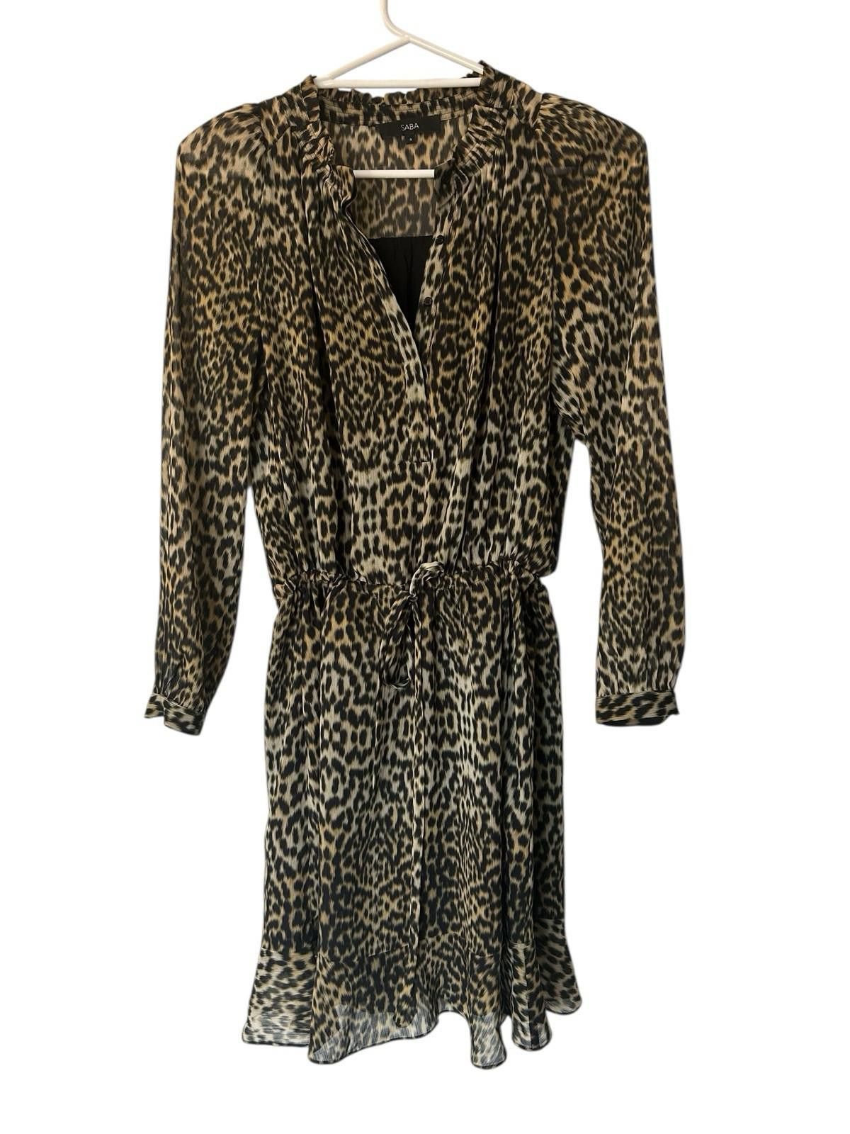 Saba Saba Sheba Animal Print Dress NWT - Size AU/UK 8 US 4 (010) Size S / US 4 / IT 40 - 5 Thumbnail