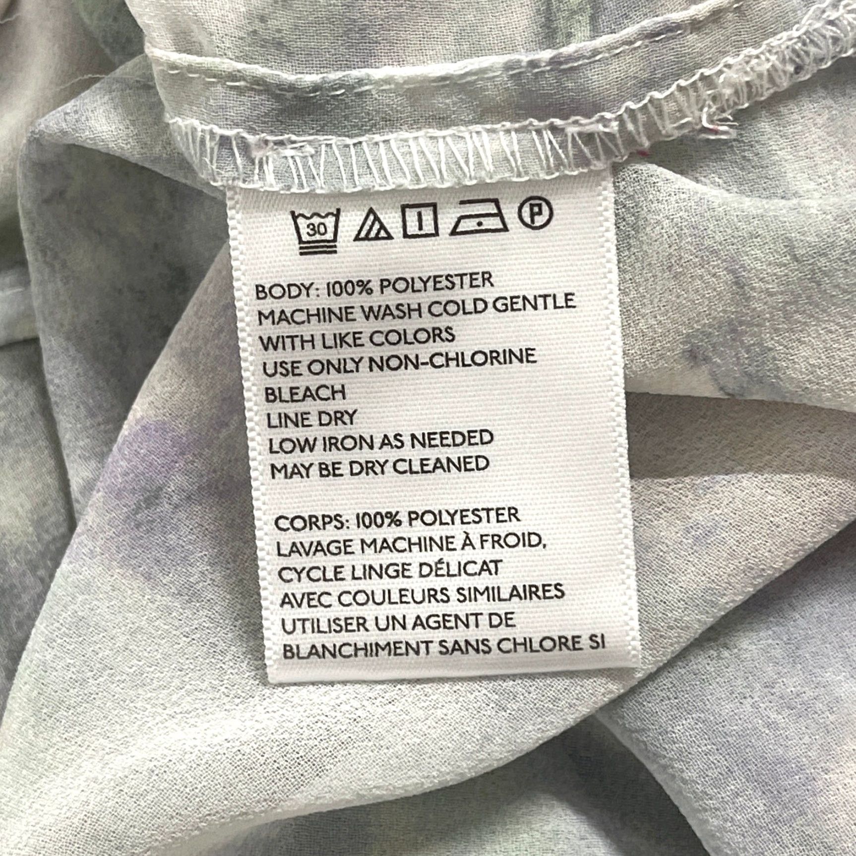 Vintage Silence + Noise Blouse M Purple Sheer Long Sleeve Button Up Collared Women Casual Business All Seasons Size M / US 6-8 / IT 42-44 - 7 Thumbnail