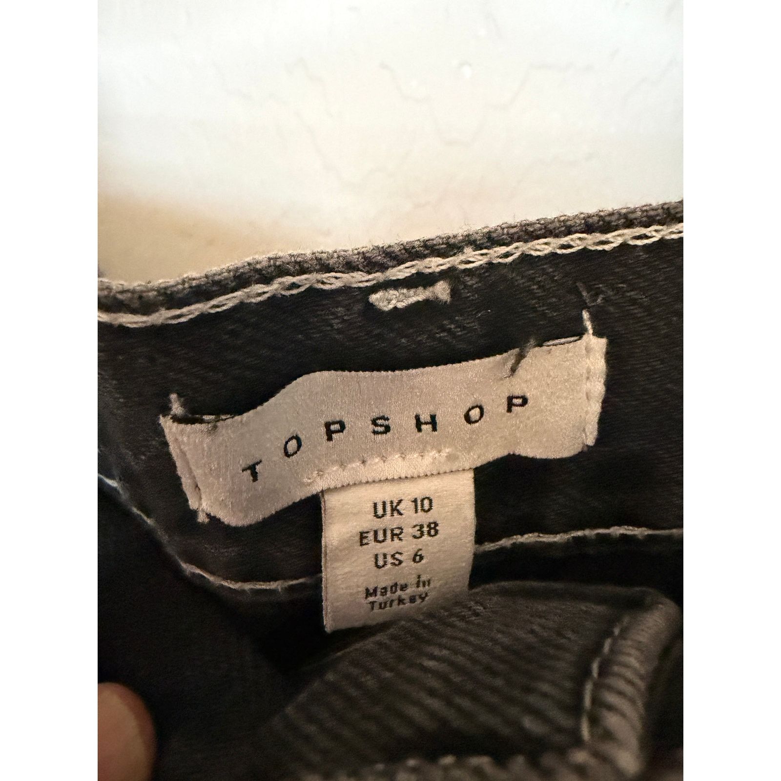 Topshop Topshop Women's Mini Cargo Jean Skirt Size 28" / US 6 / IT 42 - 4 Thumbnail