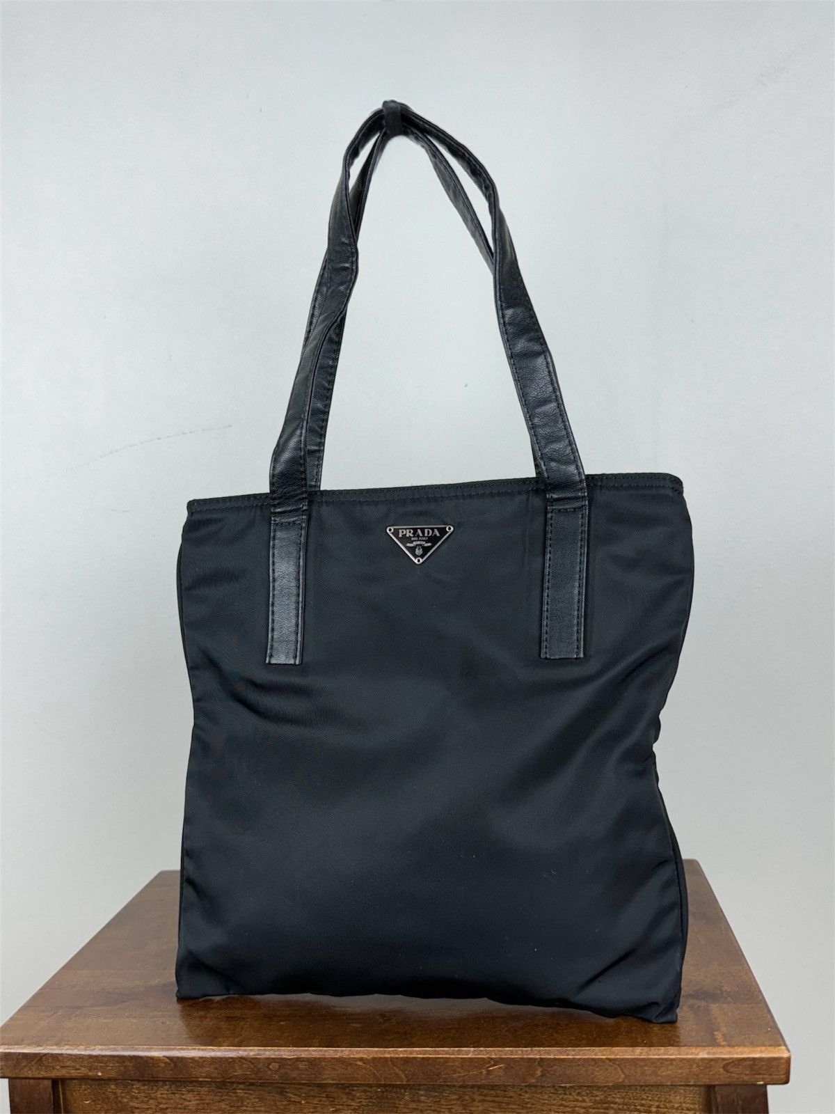 Prada Blach nylon shopper bag Prada original casual item Size ONE SIZE - 1 Thumbnail