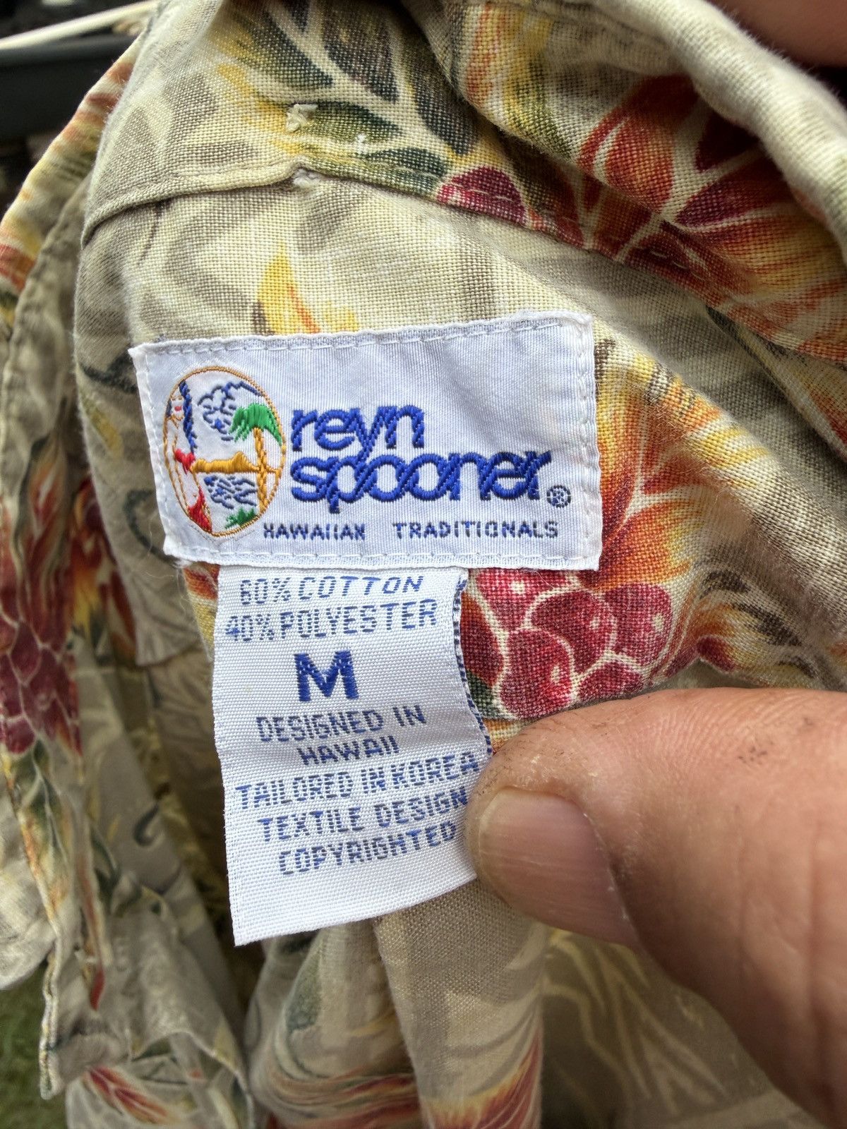 Reyn Spooner PreOwned Reyn Spooner Multicolored Hawaiian Print Men's M Size US M / EU 48-50 / 2 - 4 Thumbnail