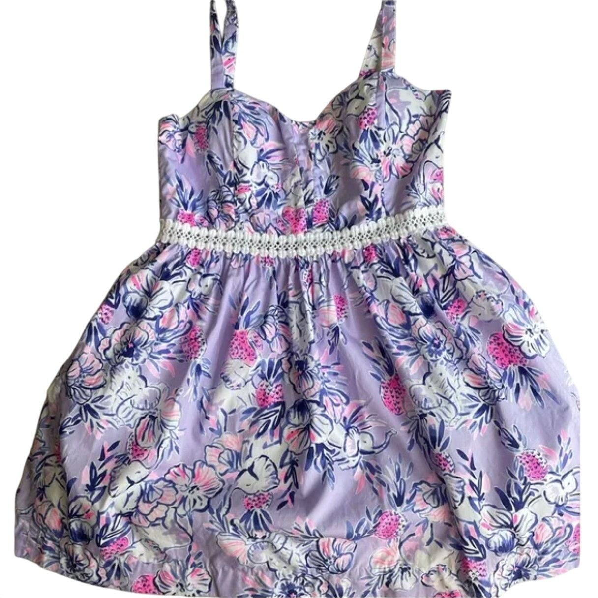 Lilly Pulitzer Lilly Pulitzer Devyn Dress Light Lilac Verbena Trunks In 4 Size S / US 4 / IT 40 - 4 Thumbnail