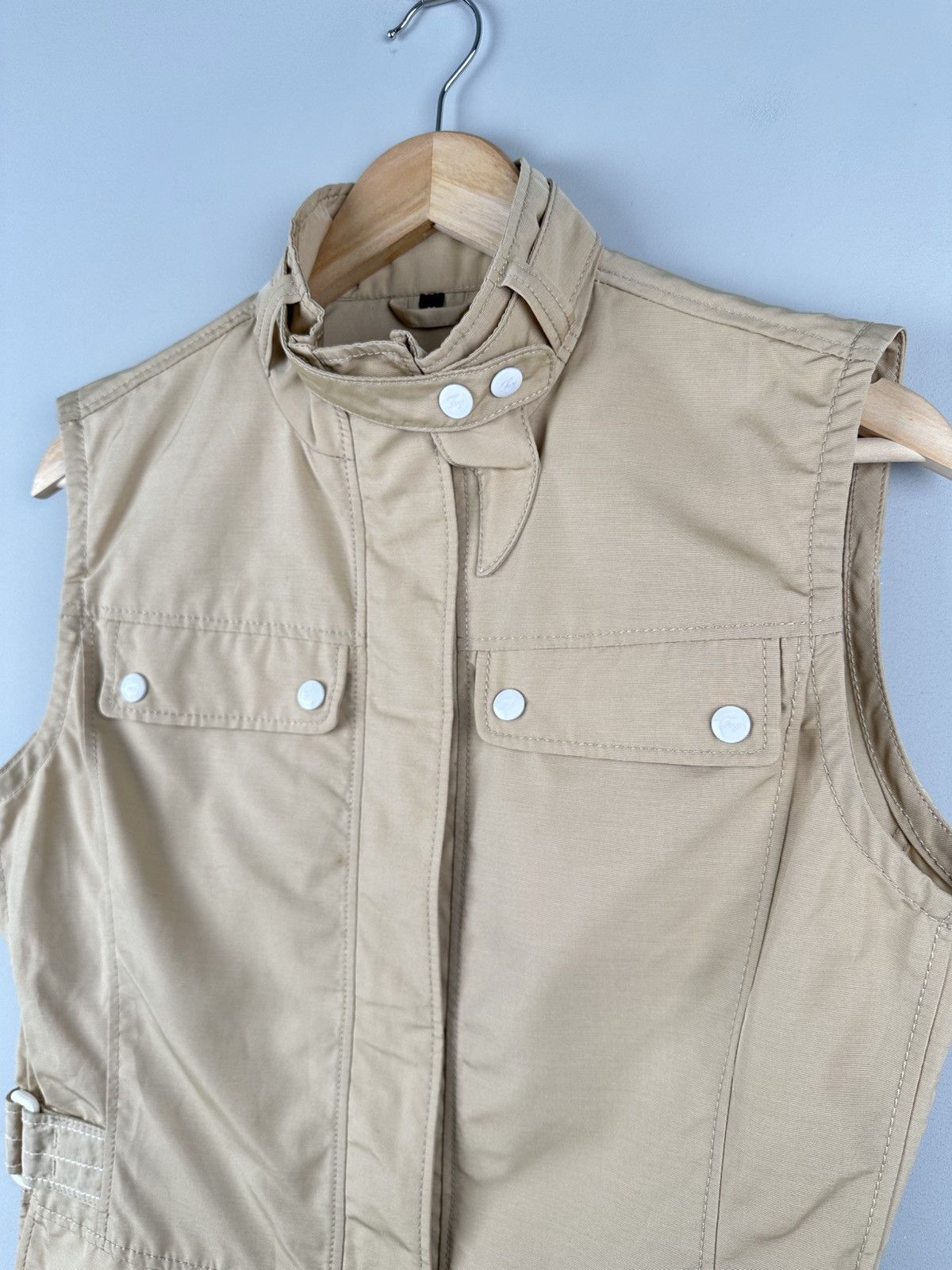 Fay Fay Biker Gilet Full Zip Womens Size M / US 6-8 / IT 42-44 - 3 Thumbnail
