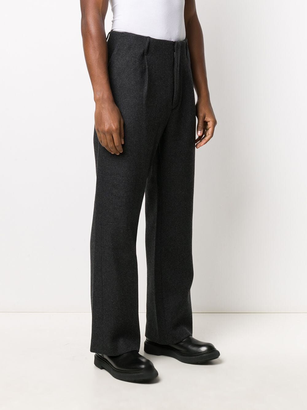 Auralee Light Melton Wide Slacks | Grailed