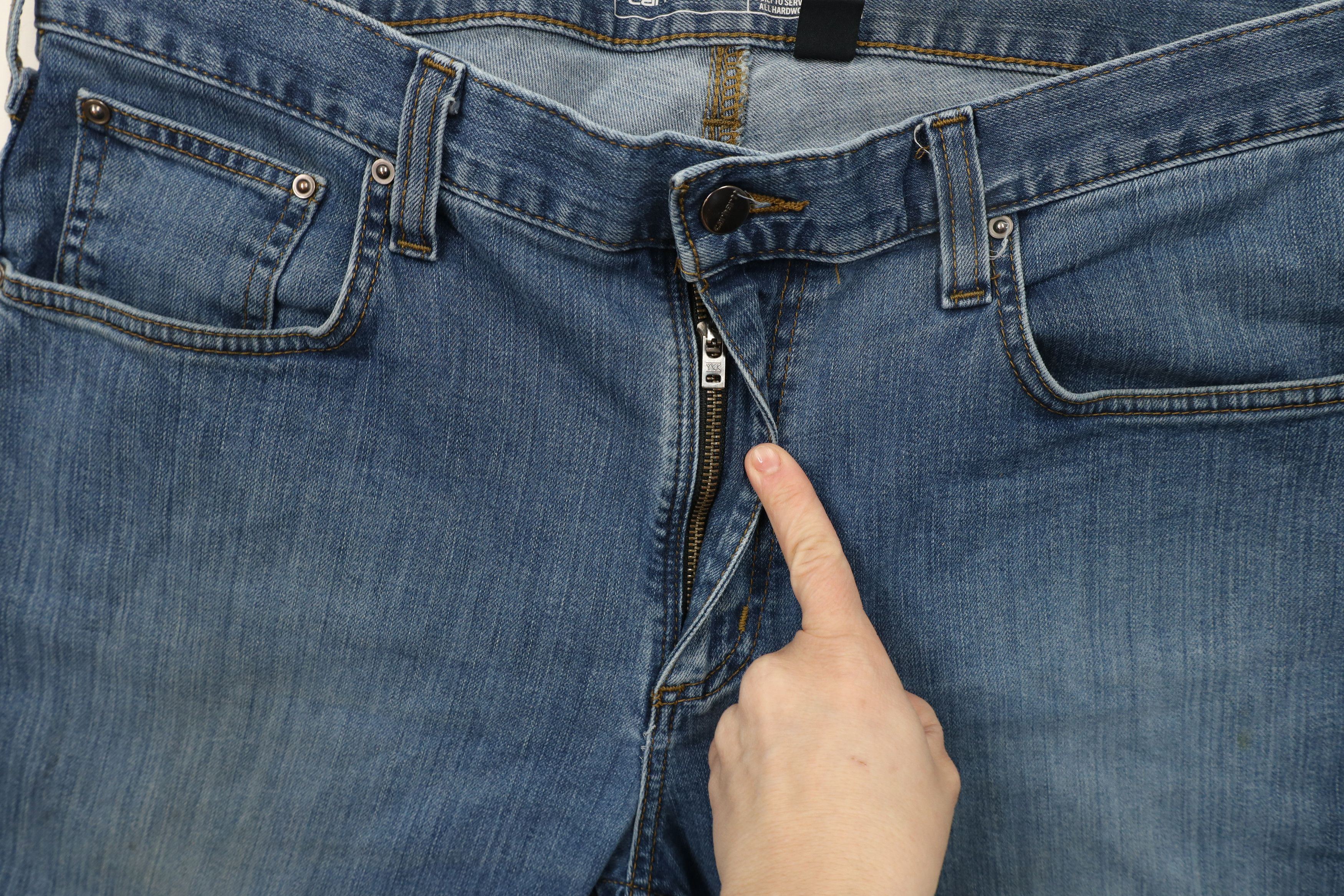 Carhartt × Vintage Vintage Carhartt Relaxed Fit Stretch Denim Jeans Blue Size US 36 / EU 52 - 8 Thumbnail