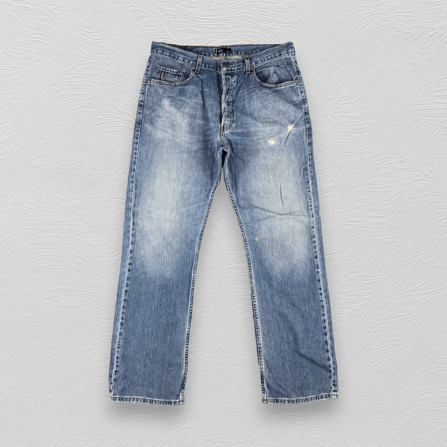 image of Levis 502 Jeans Flare Denim Kj1033 in Blue, Men's (Size 36)