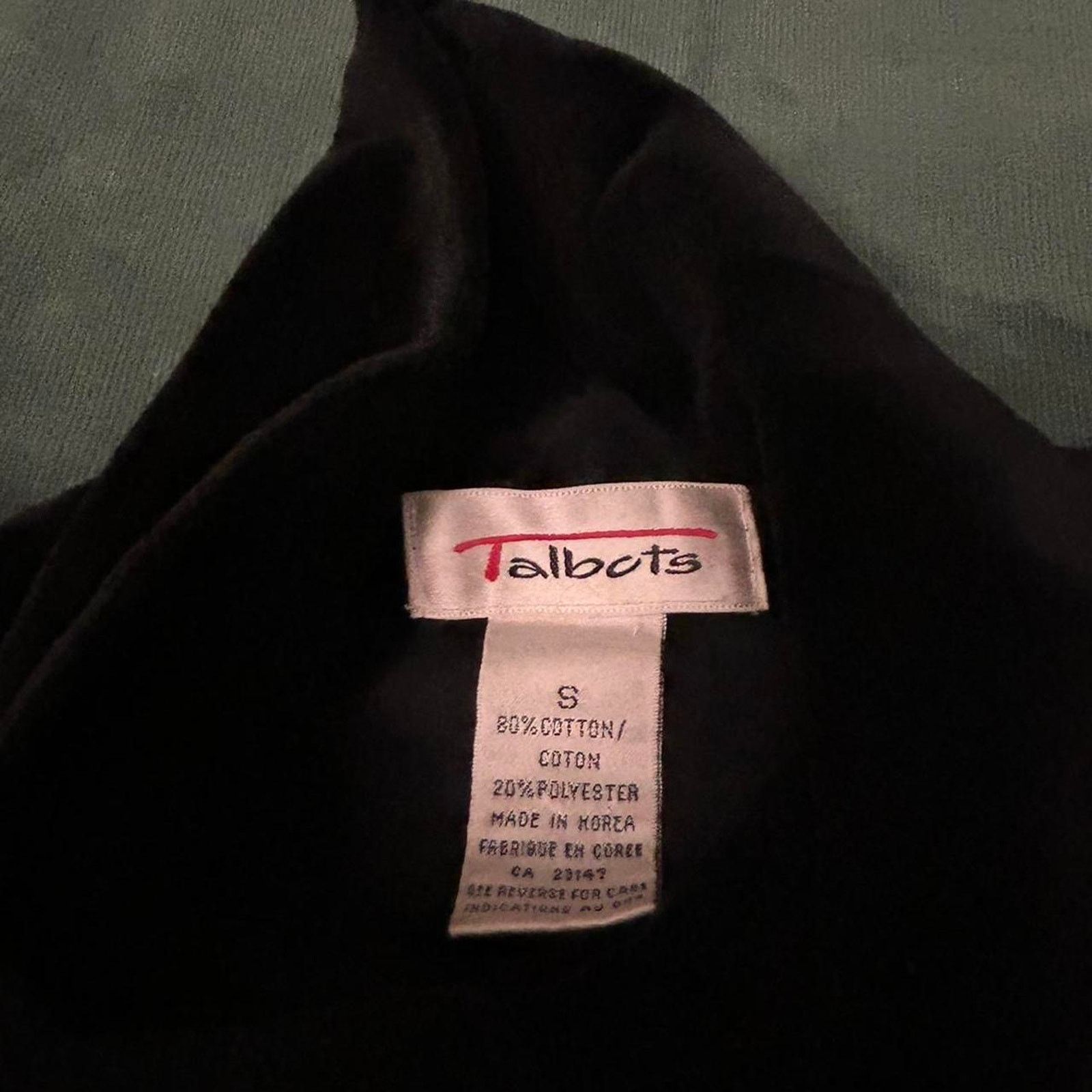 Other 1980s talbots embroided velvet turtleneck Size S / US 4 / IT 40 - 3 Thumbnail
