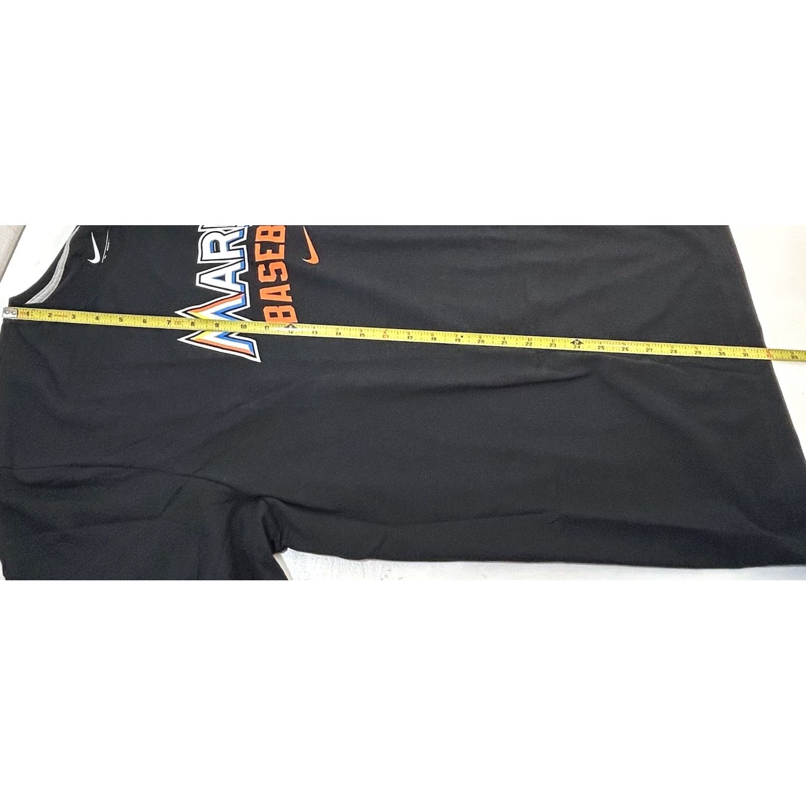Nike Nike Miami Marlins Shirt Men 3XL Black Logo Baseball Short Sleeve Modern Crew Neck NWT Dead Stock 2012 Size US XXL / EU 58 / 5 - 5 Thumbnail