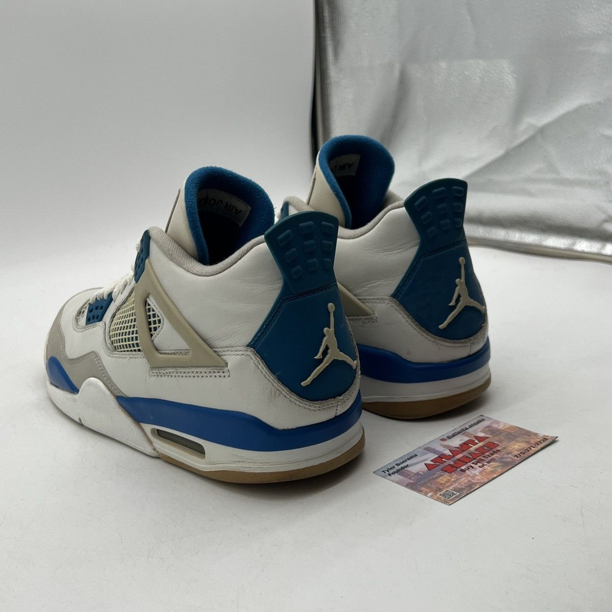 Jordan Brand Air Jordan 4 Military blue Size US 10.5 / EU 43-44 - 4 Thumbnail