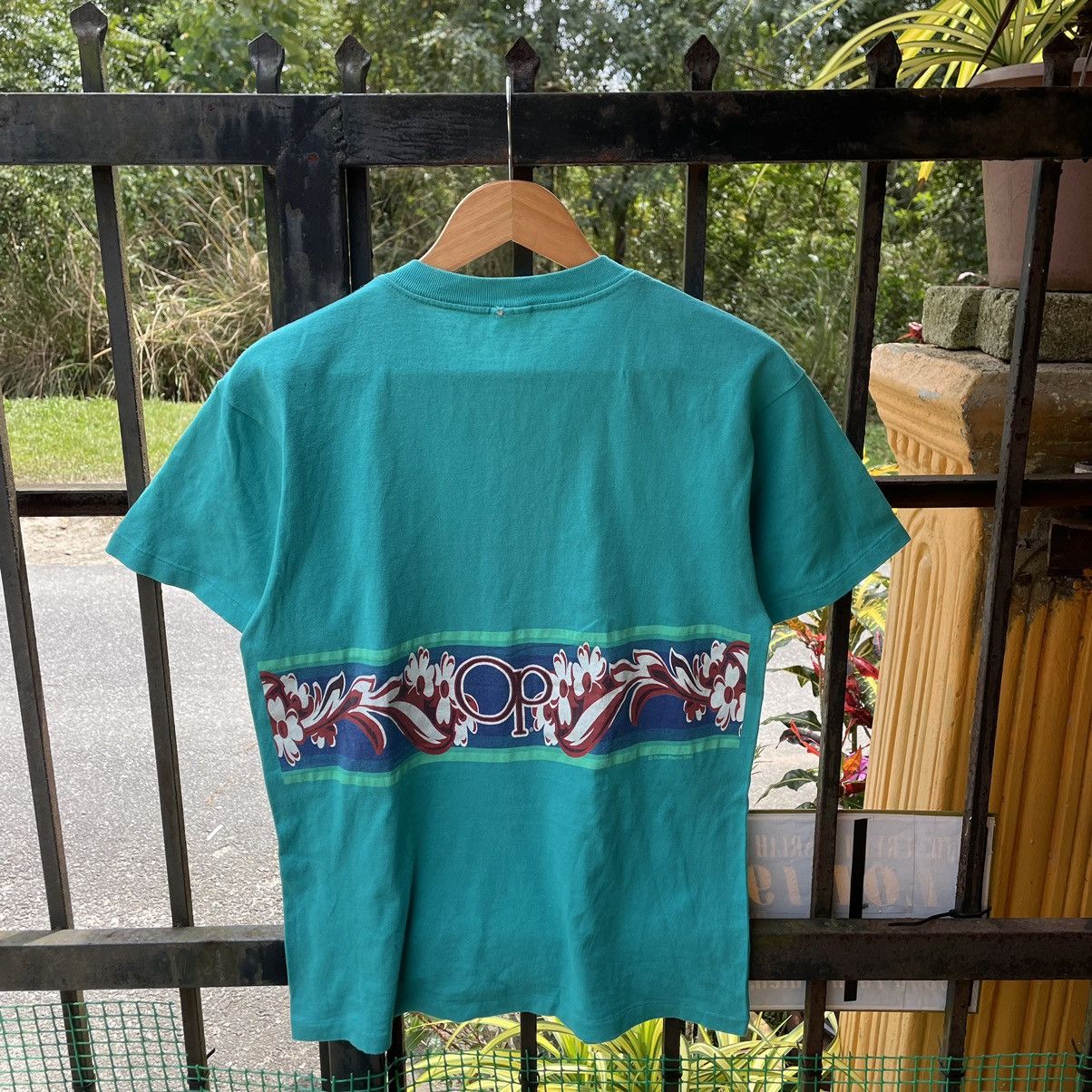 Ocean Pacific 🔥Vintage 1993 Ocean Pacific Hawaiian Motive Design Surf Tee Size US M / EU 48-50 / 2 - 2 Thumbnail