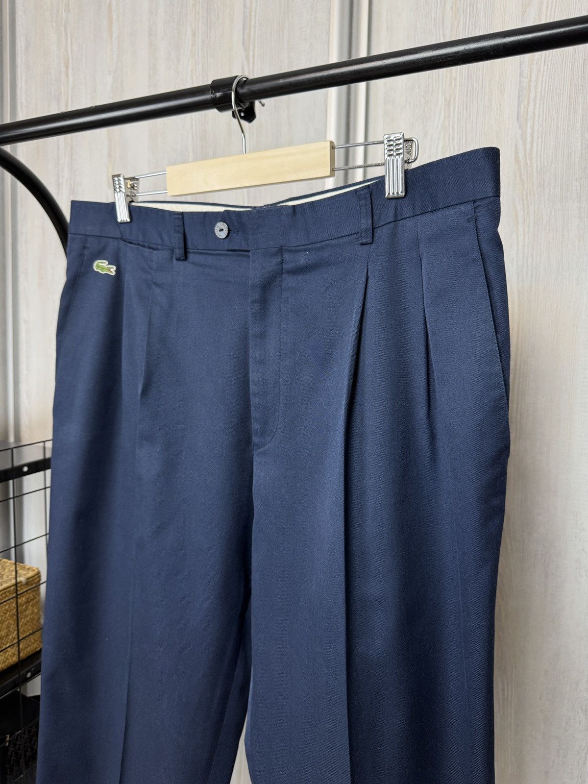 Lacoste Chemise Lacoste vintage 90s wide chino pants Size US 36 / EU 52 - 5 Thumbnail