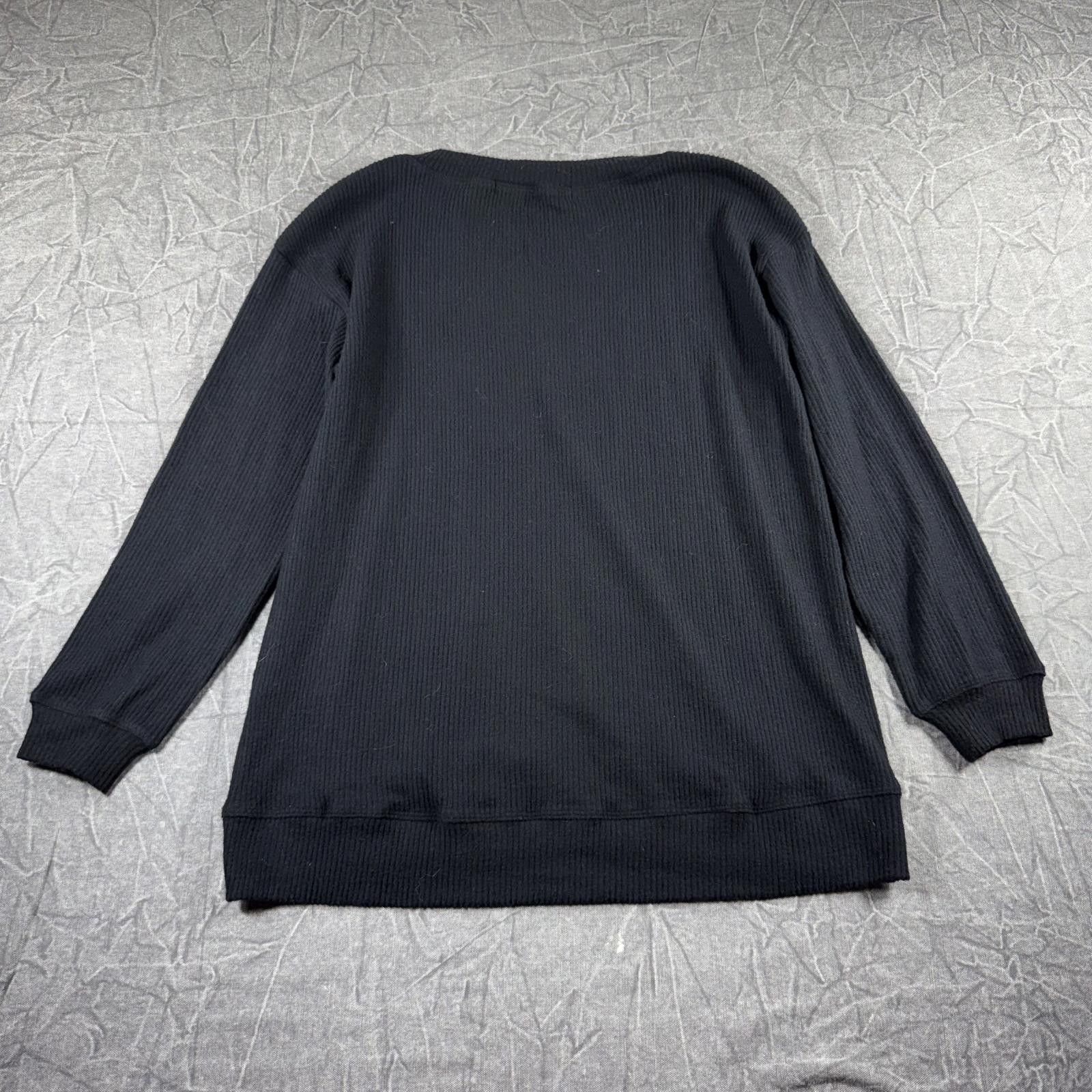 Michael Stars Michael Stars Sweater Women's XS Black Vintage Knit Size XS / US 0-2 / IT 36-38 - 8 Thumbnail