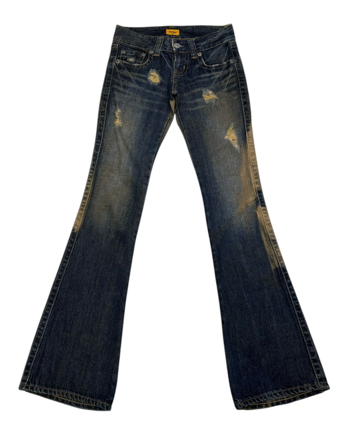 Hysteric Glamour × If Six Was Nine Vintage Flared Jeans Mud Wash IfSixWasNine Lgb Moussy Jeans Size 27" / US 4 / IT 40 - 1 Thumbnail