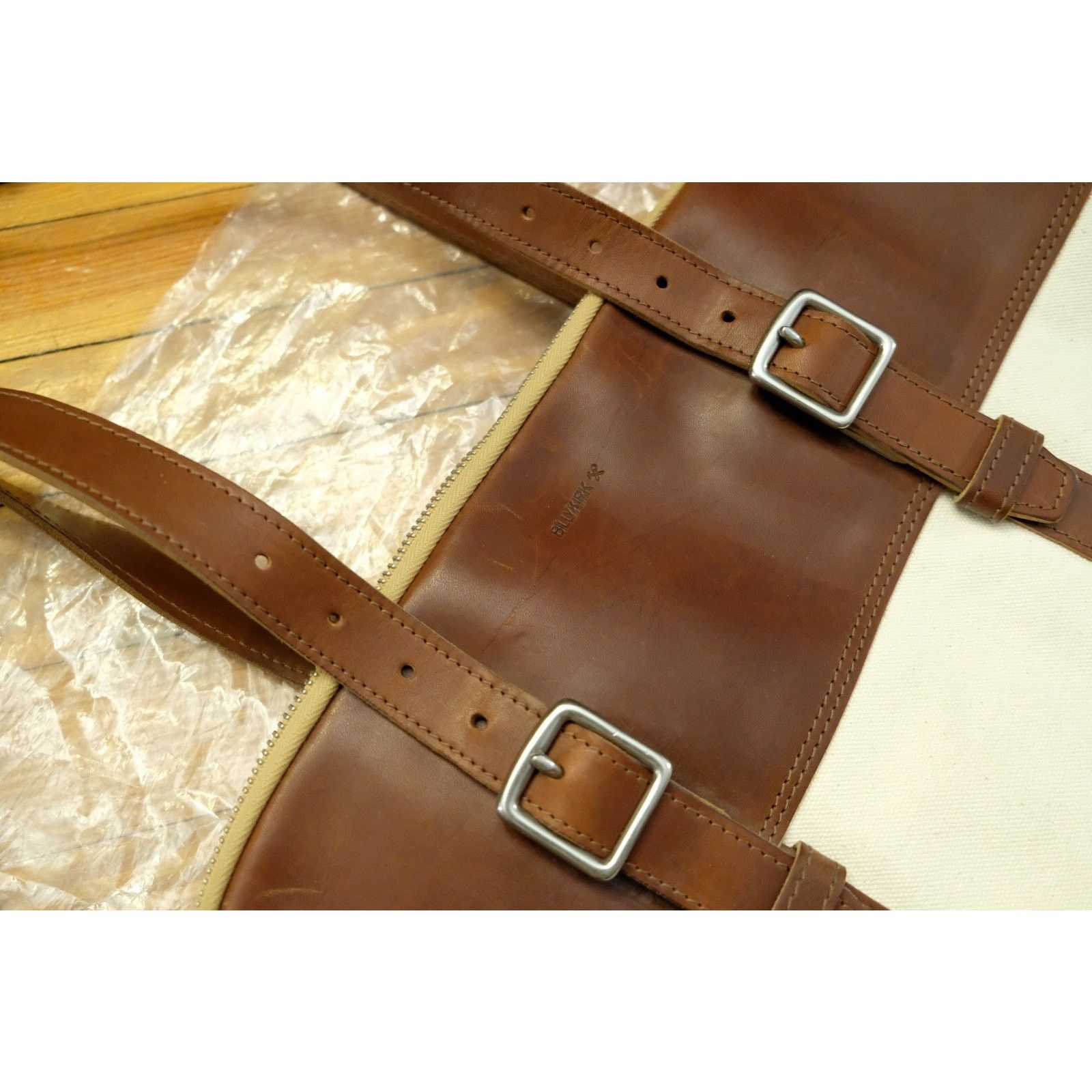 Billykirk Billykirk Leather and Canvas Slim Padded Tote Size ONE SIZE - 4 Thumbnail