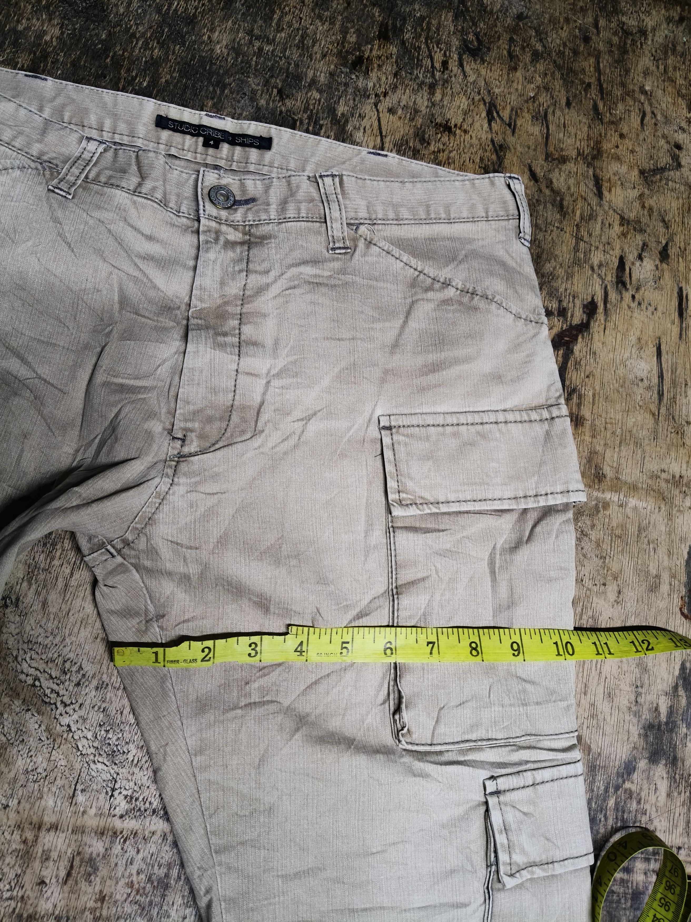 Japanese Brand Studio Oribe + Ships Cargo Pants Skiny Size US 33 - 13 Thumbnail