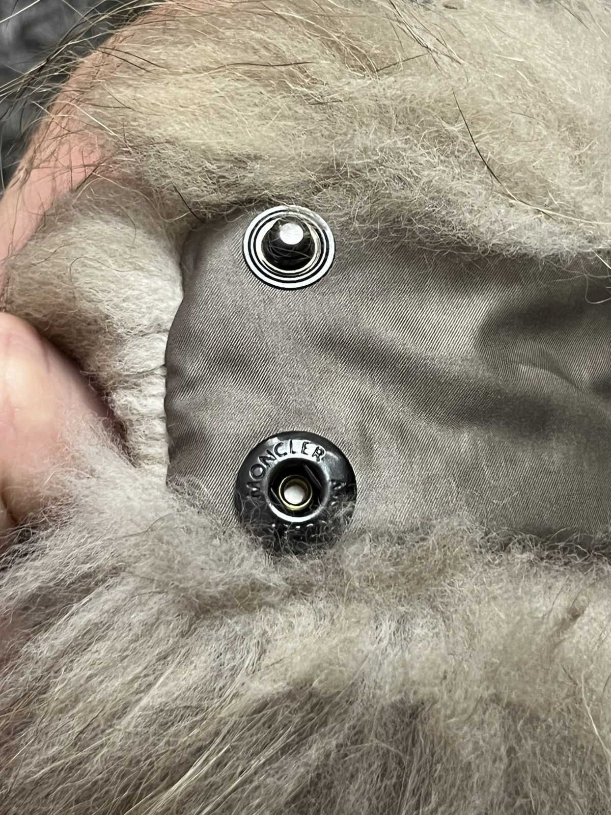Moncler MONCLER FUR FAUX NATURAL FOR HOOD Size ONE SIZE - 3 Thumbnail