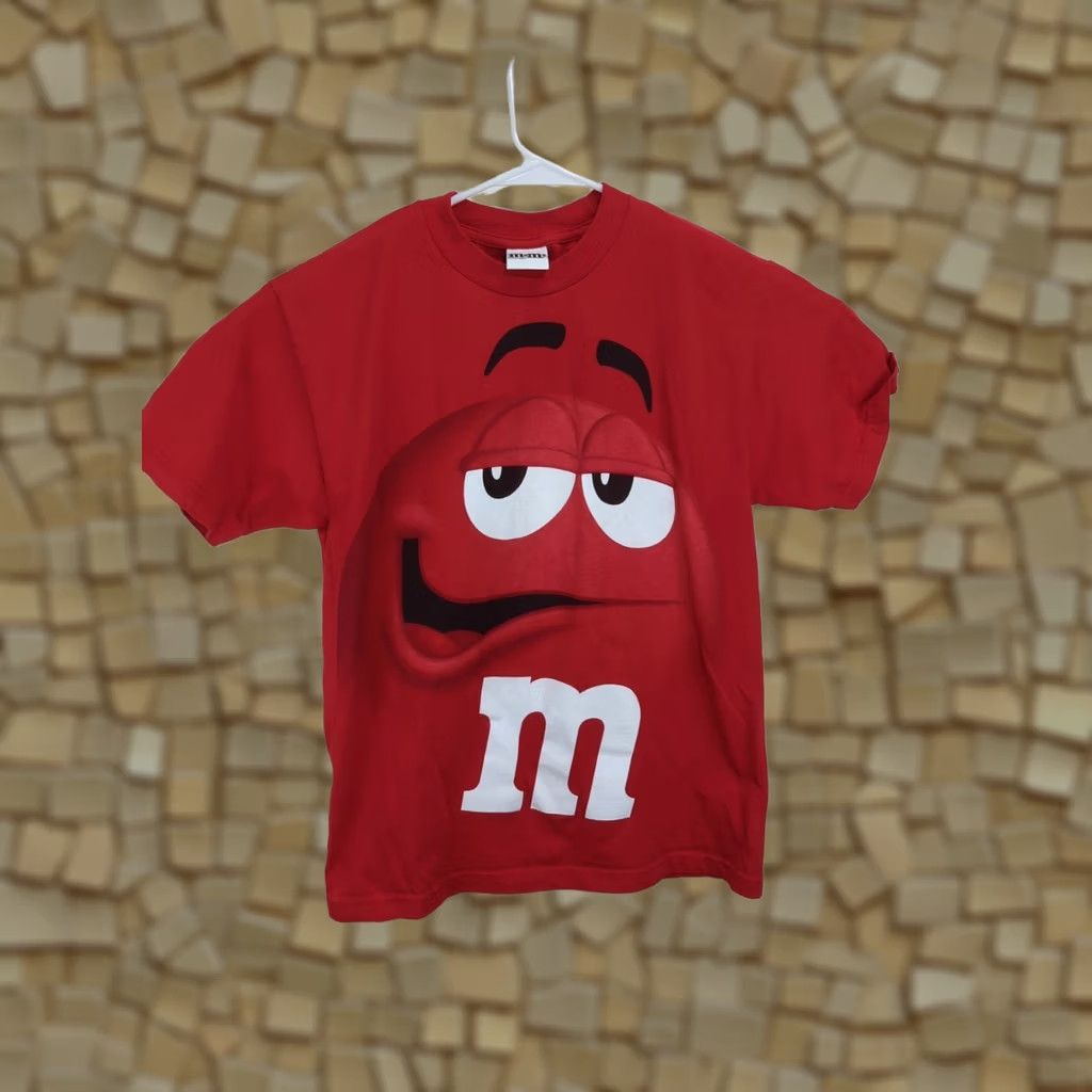 Vintage VINTAGE M&M's T Shirt Adult Medium Red Big Face Candy Funny Y2K Size US M / EU 48-50 / 2 - 1 Thumbnail