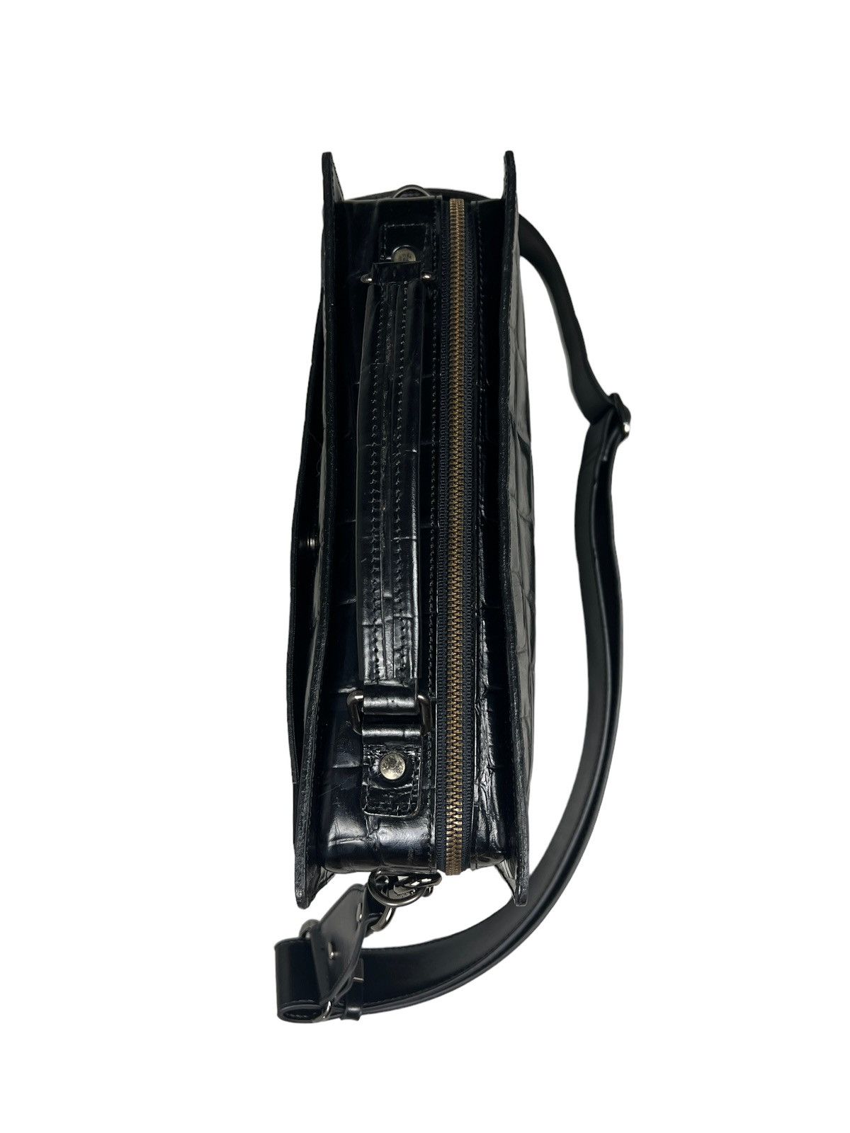 Jean Paul Gaultier Vintage Jean Paul Gaultier Alligator Embossed Sling Bag Size ONE SIZE - 4 Thumbnail