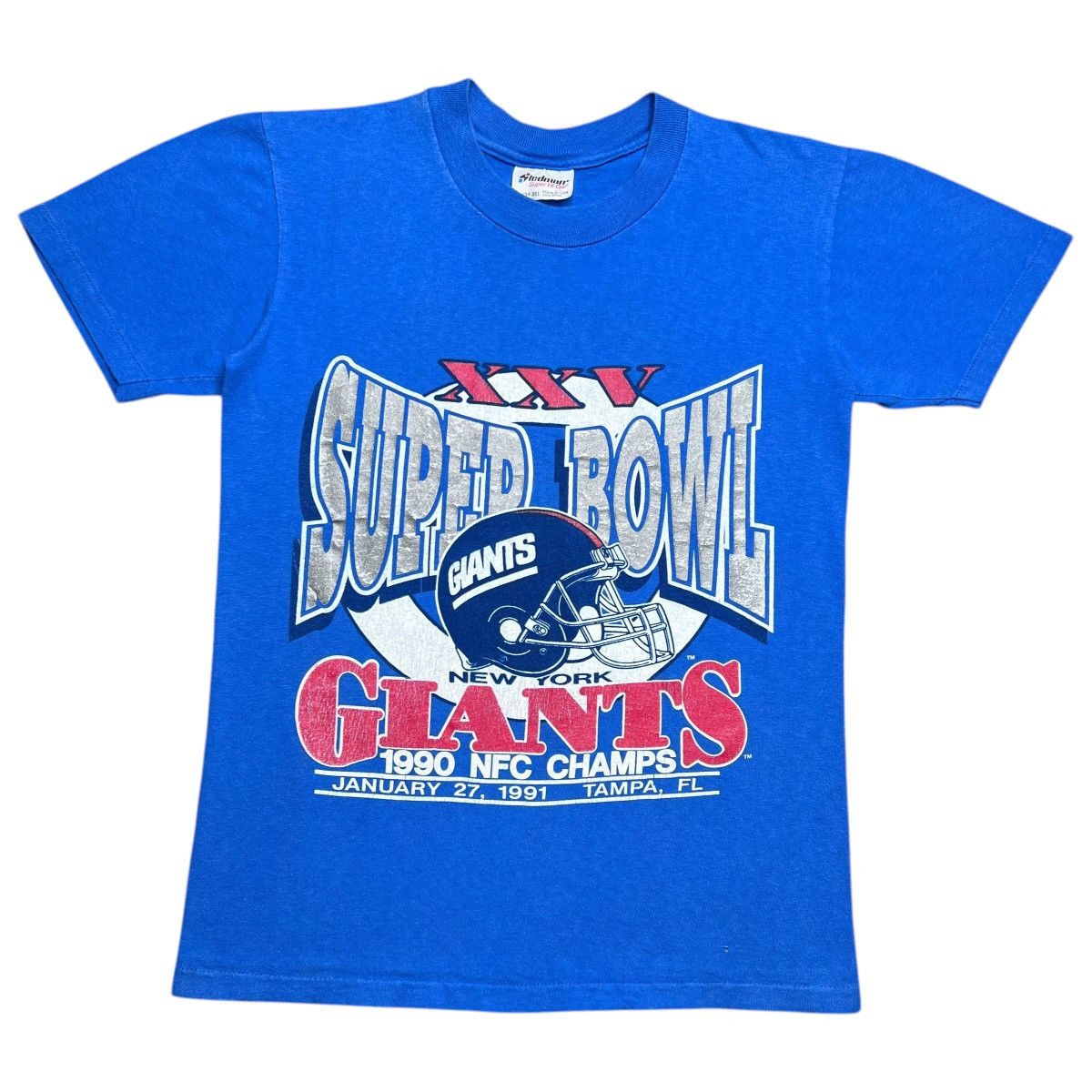 NFL Vtg 1990 NFL New York Giants AFC Champions Graphic T-Shirt Size US S / EU 44-46 / 1 - 1 Thumbnail