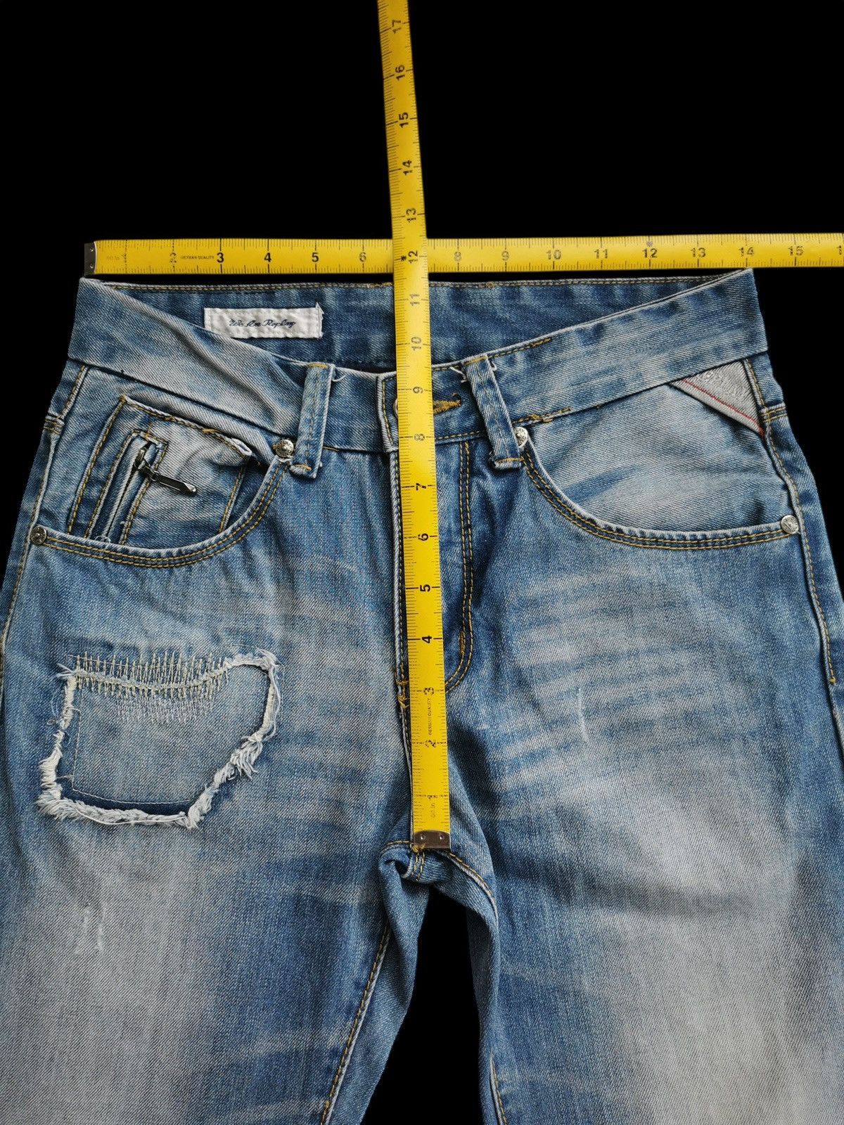 Replay We Are Replay Studd Patchwork Slim Jeans Size US 28 / EU 44 - 12 Thumbnail