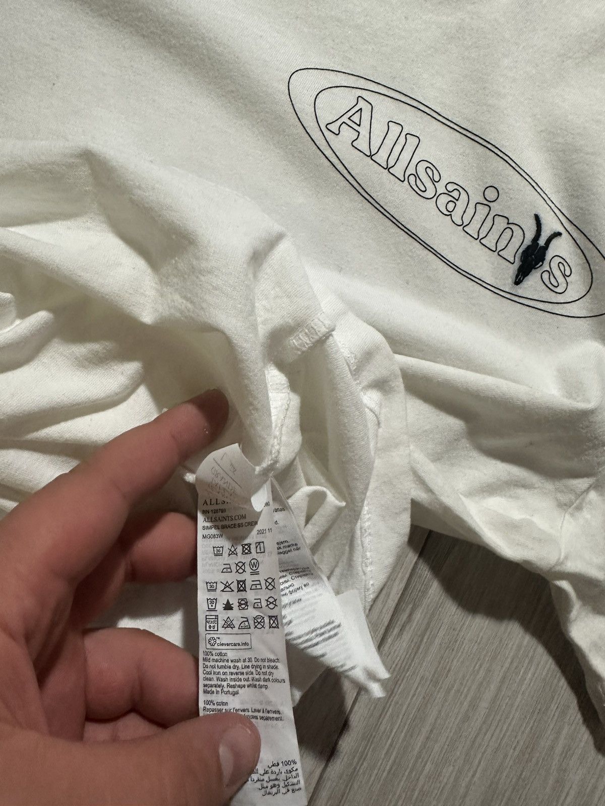 Allsaints Allsaints T-Shirt Size US L / EU 52-54 / 3 - 5 Thumbnail